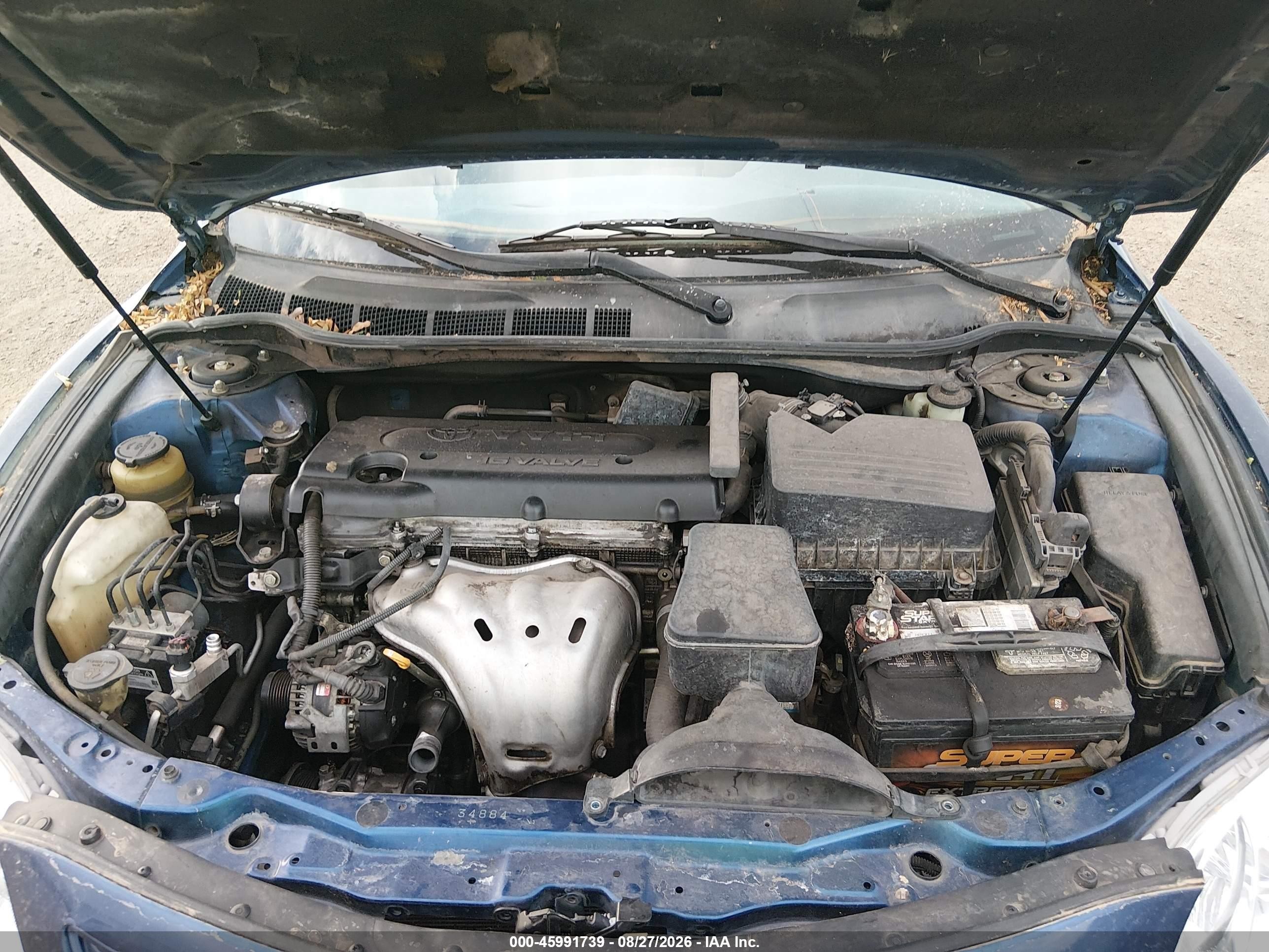 2009 Toyota Camry Le Blue vin: 4T1BE46K19U385158