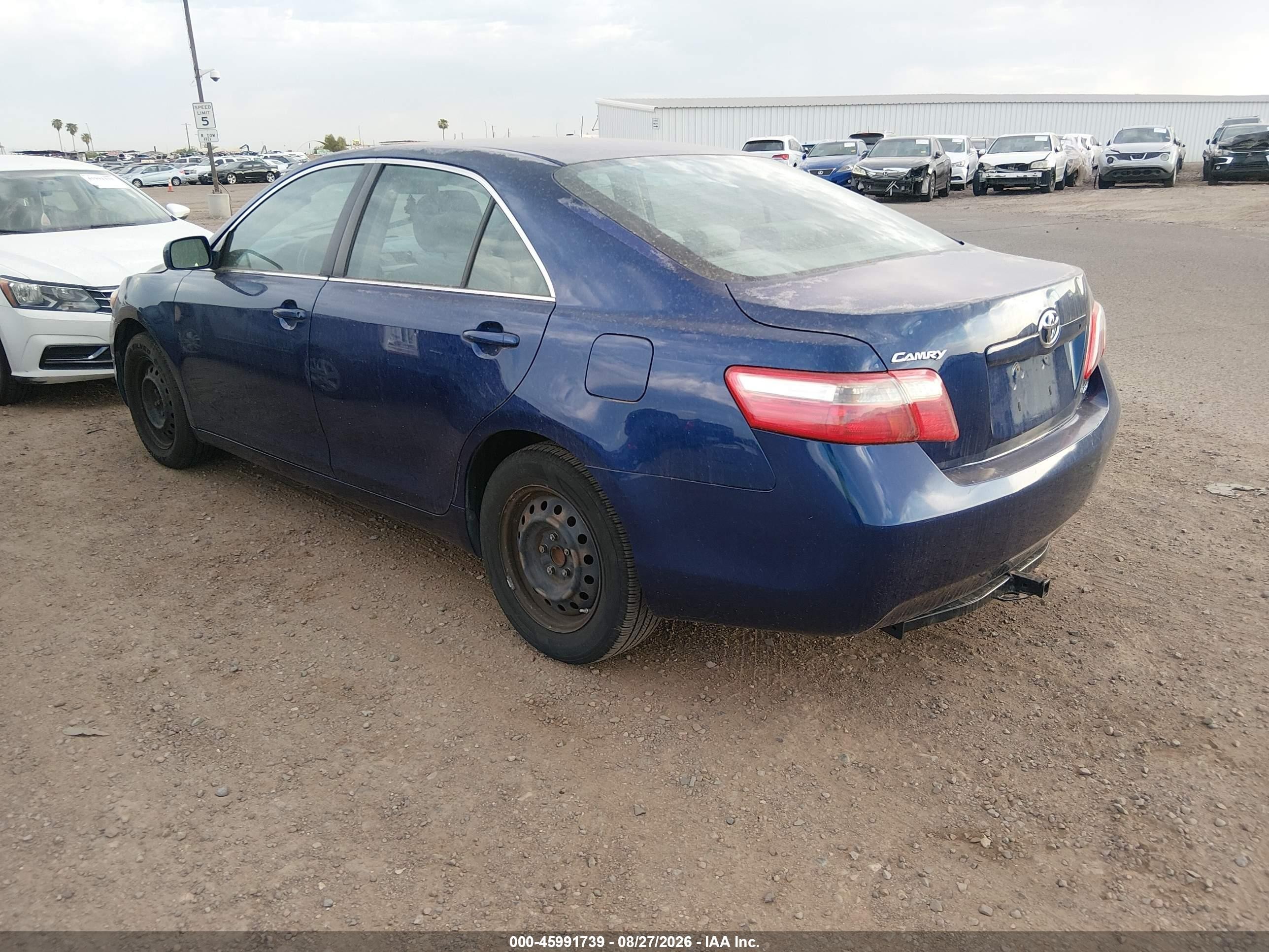 2009 Toyota Camry Le Blue vin: 4T1BE46K19U385158