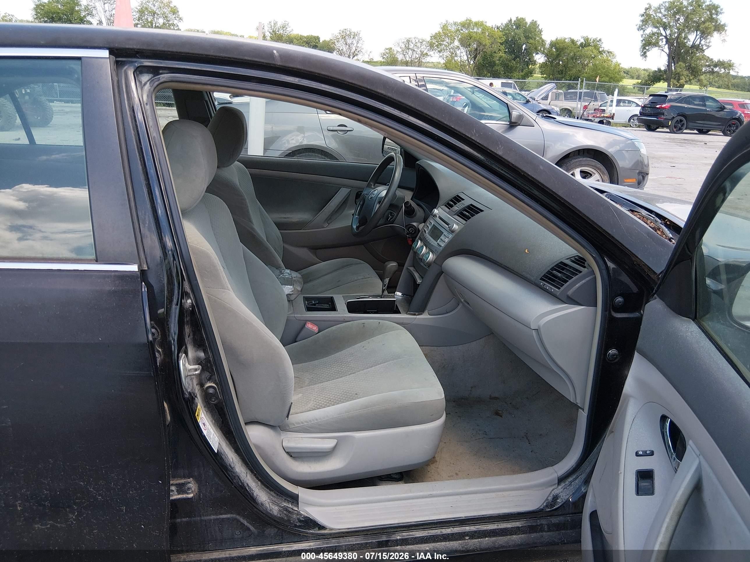 2009 Toyota Camry Le Черный vin: 4T1BE46K19U389341