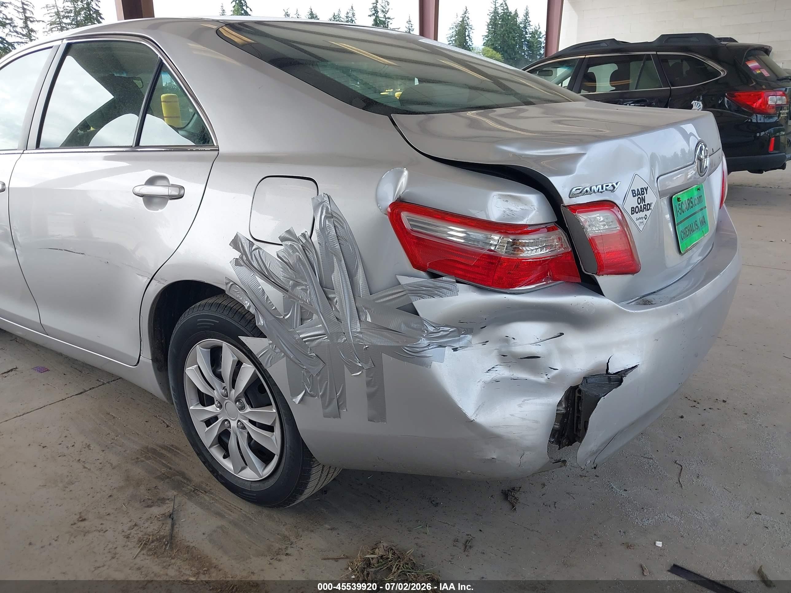 2009 Toyota Camry Le Silver vin: 4T1BE46K19U401360