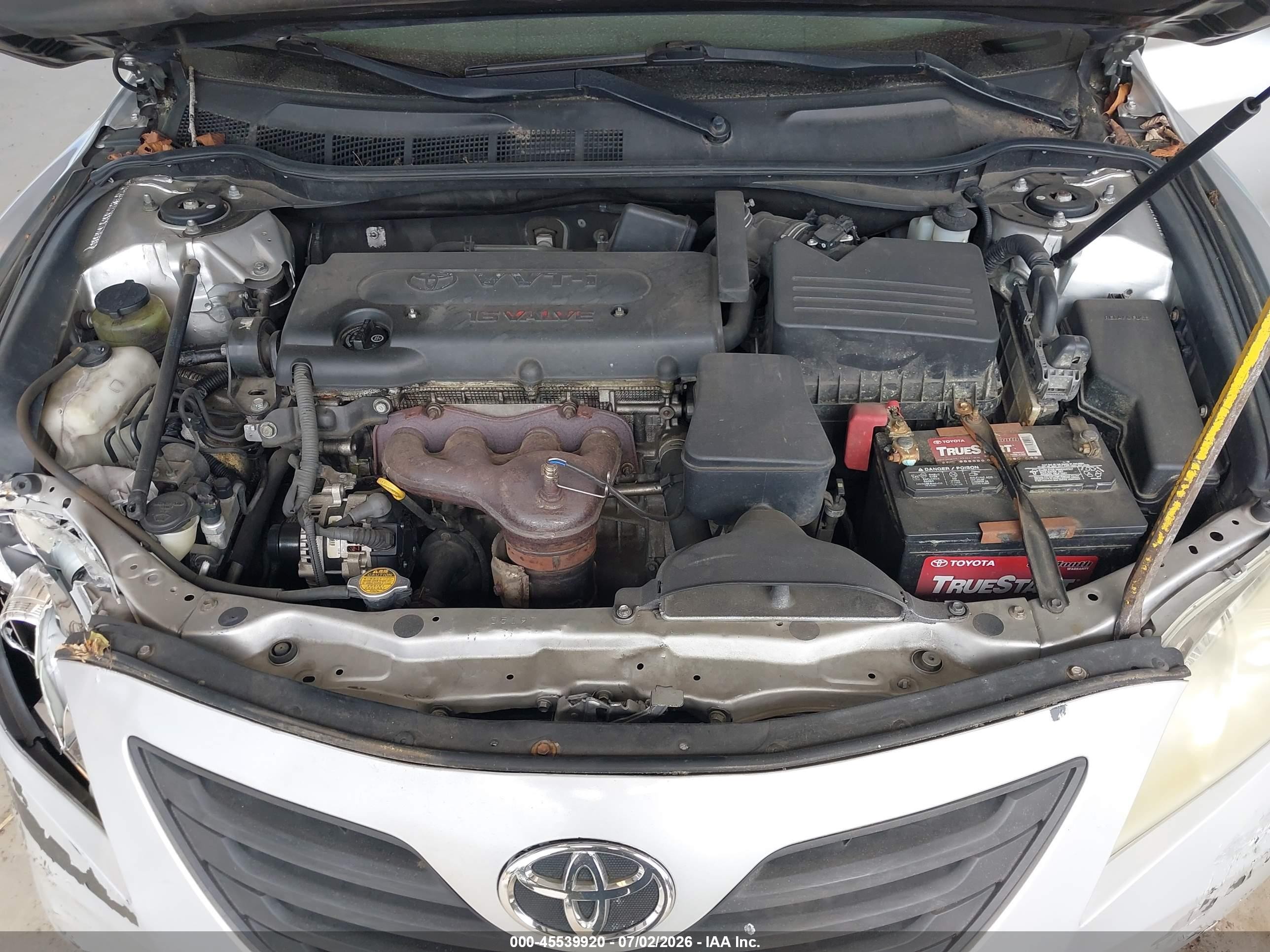 2009 Toyota Camry Le Silver vin: 4T1BE46K19U401360