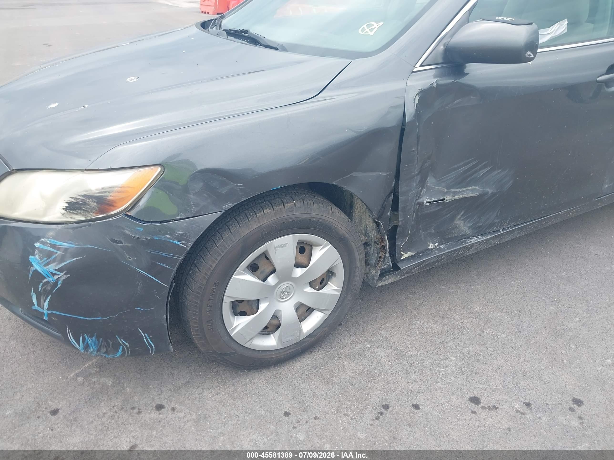 2009 Toyota Camry Le Серый vin: 4T1BE46K19U414416