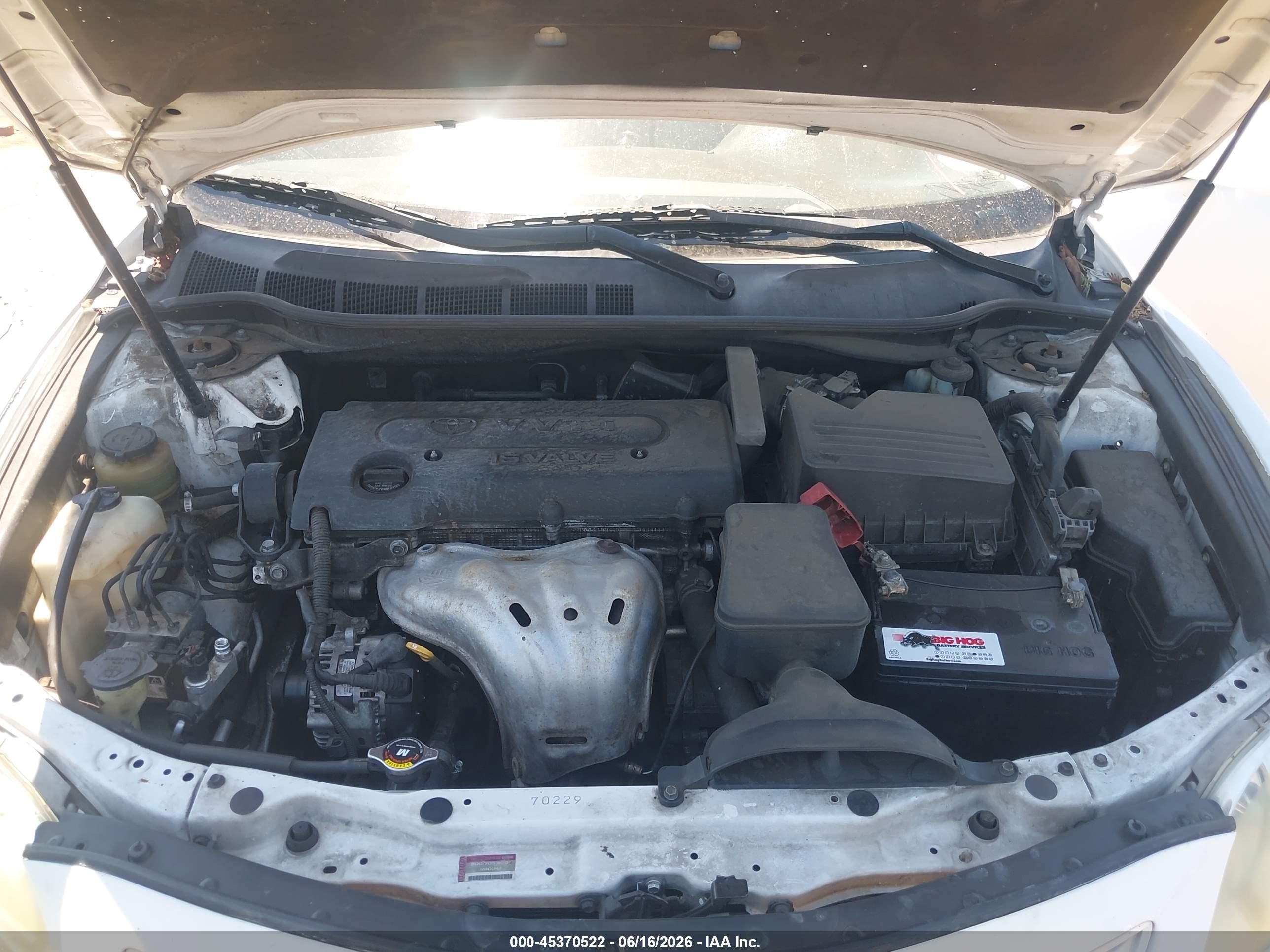 2009 Toyota Camry Le White vin: 4T1BE46K19U824861