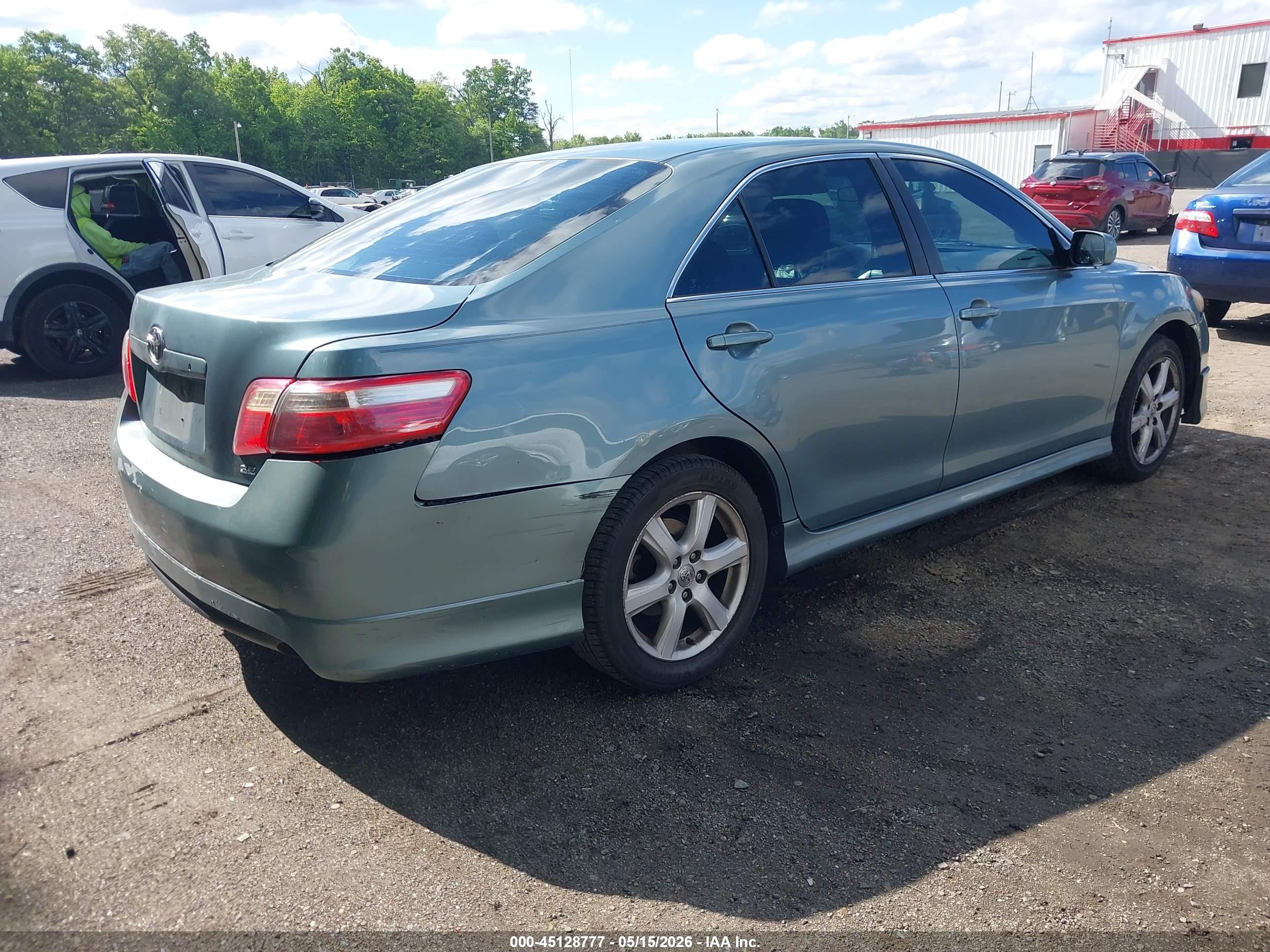 2009 Toyota Camry Se Turquoise vin: 4T1BE46K19U842910