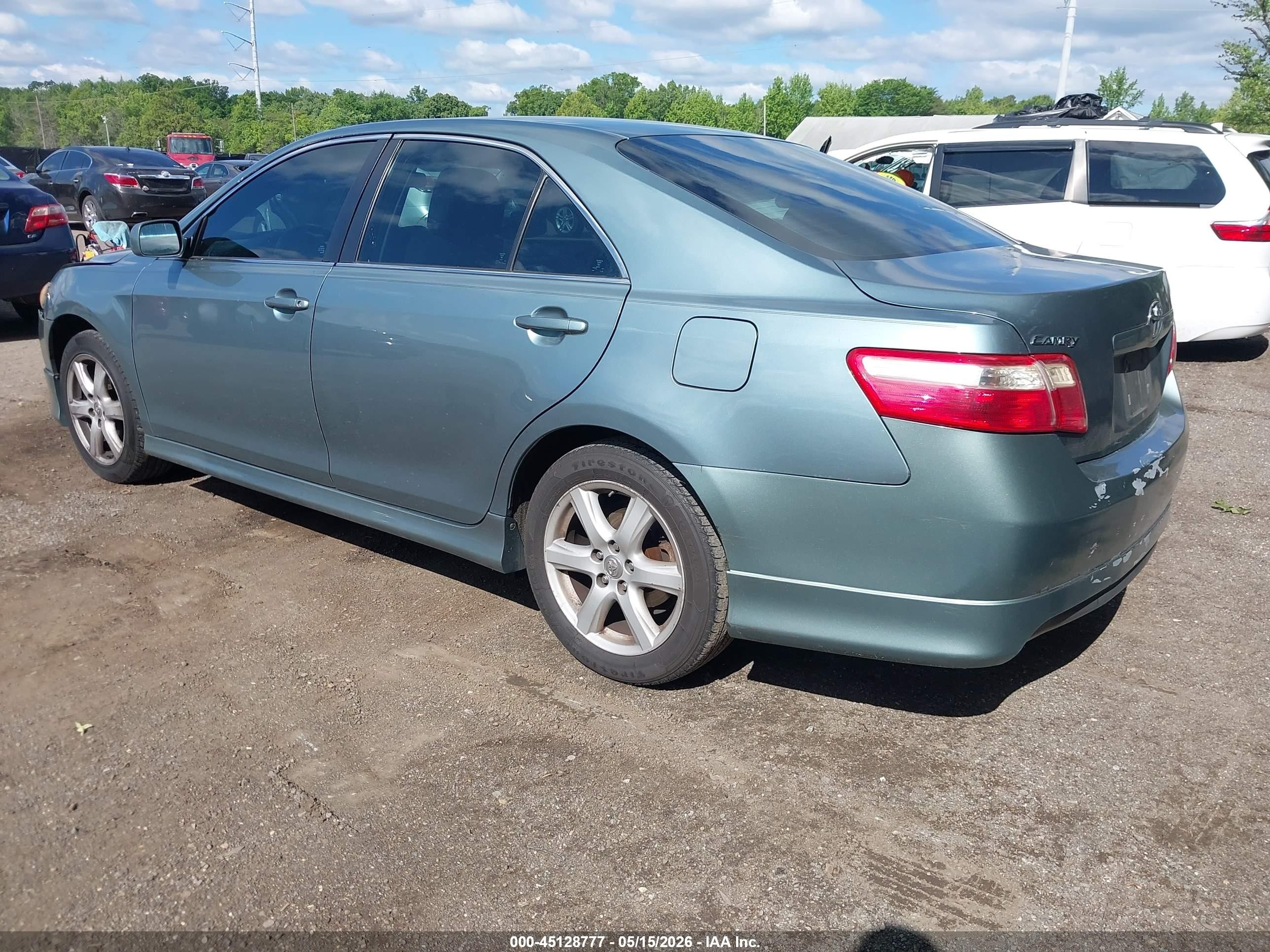 2009 Toyota Camry Se Turquoise vin: 4T1BE46K19U842910