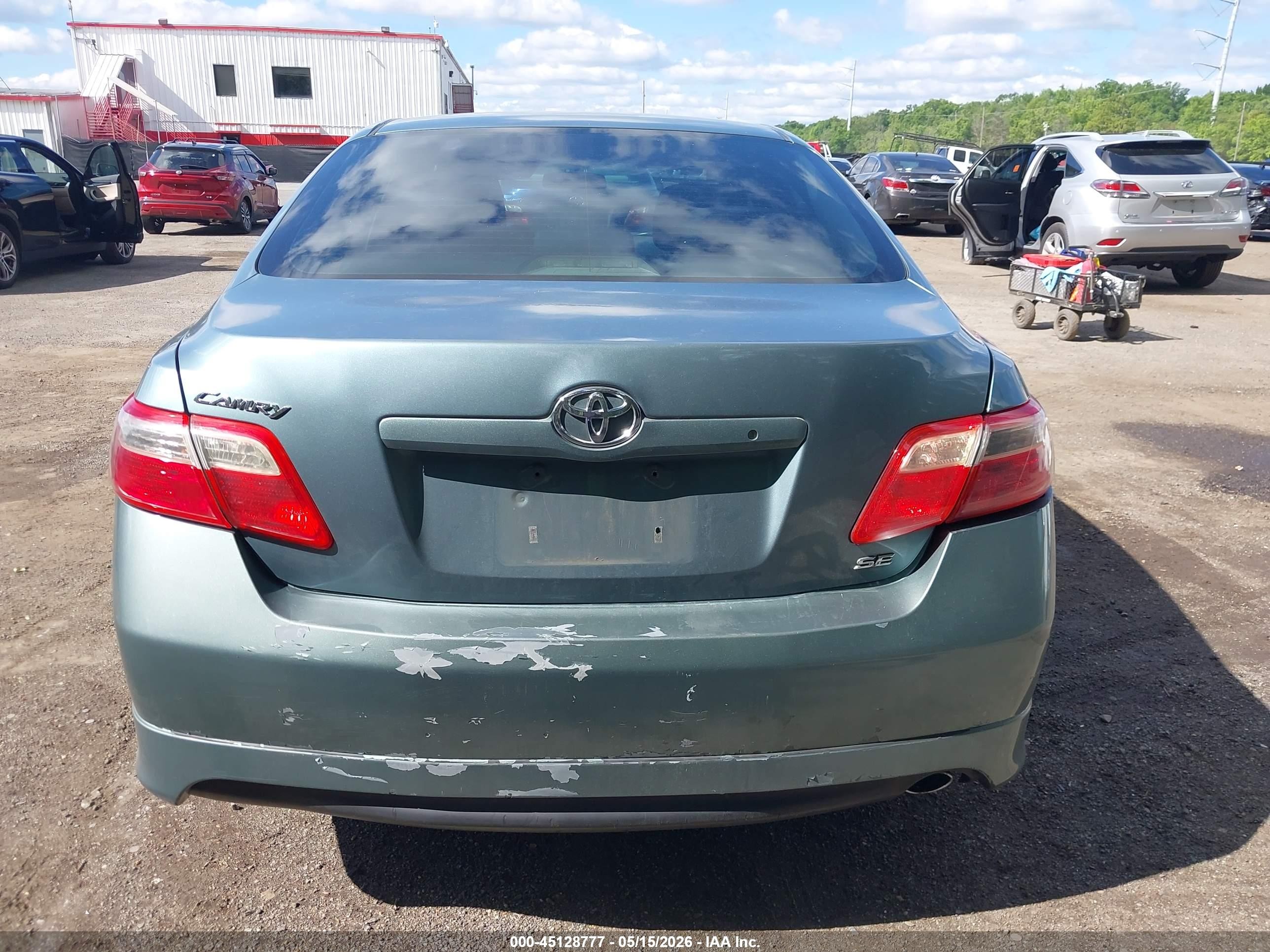 2009 Toyota Camry Se Turquoise vin: 4T1BE46K19U842910