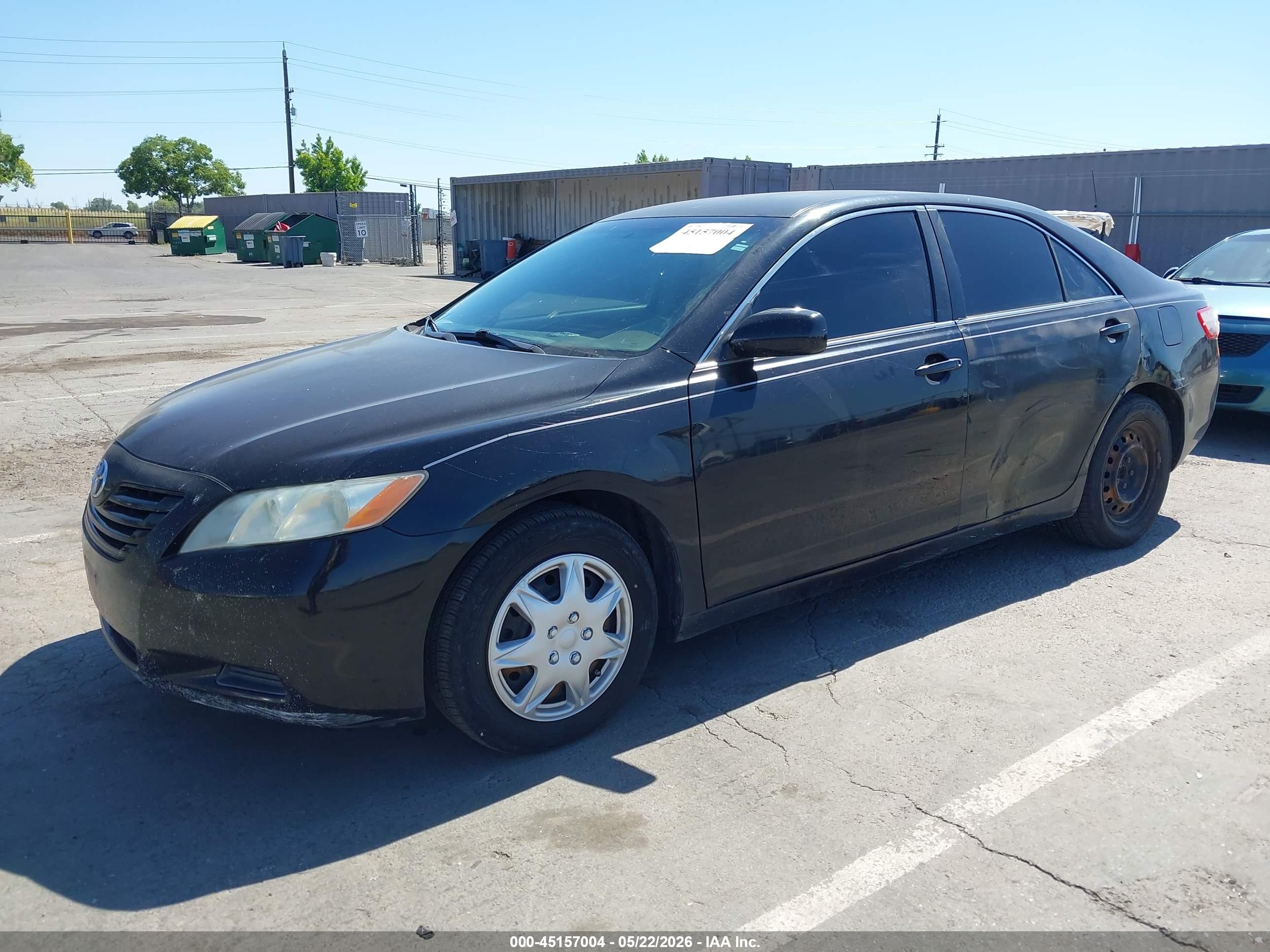 2009 Toyota Camry Le Black vin: 4T1BE46K19U862641