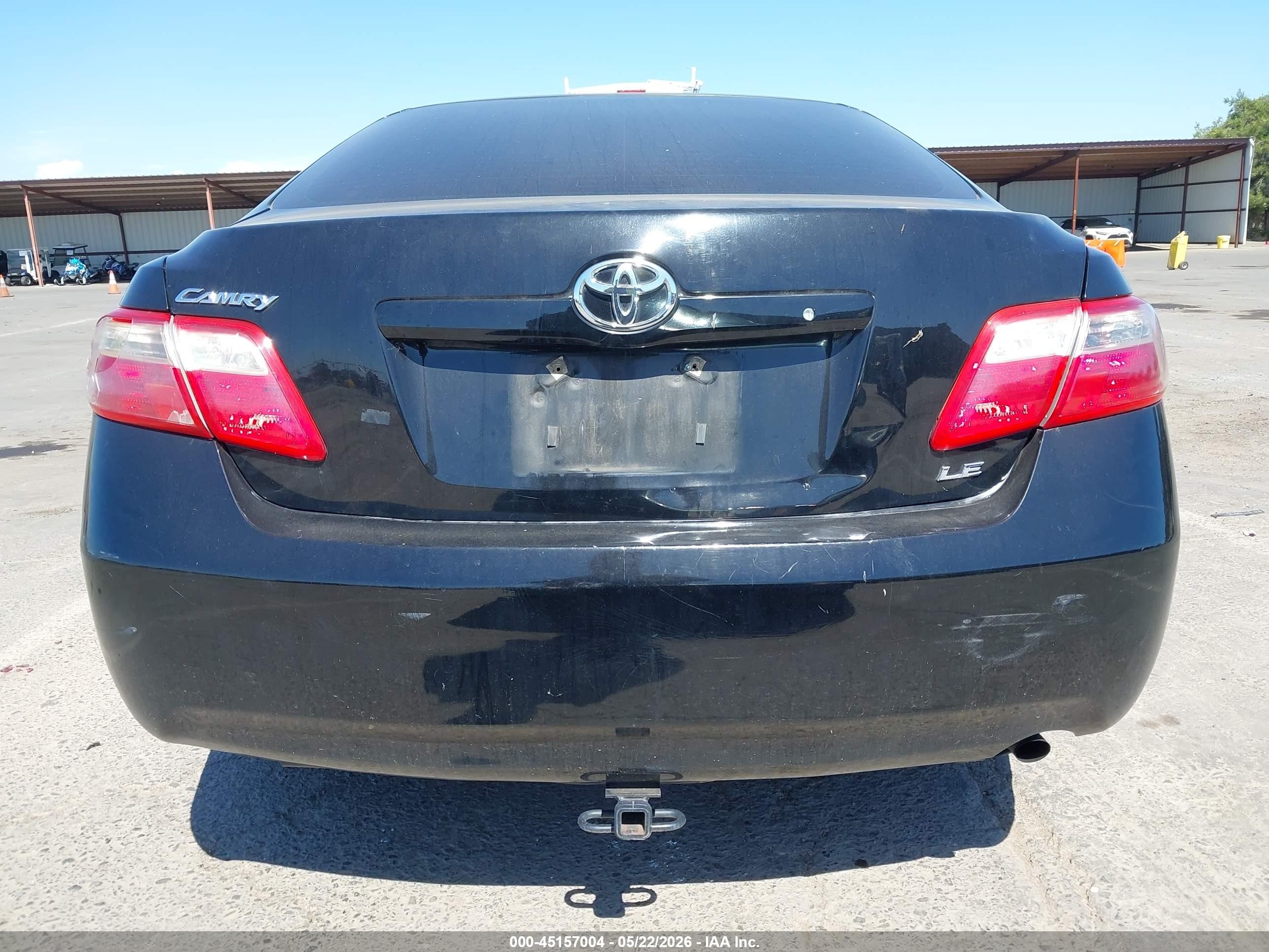 2009 Toyota Camry Le Black vin: 4T1BE46K19U862641