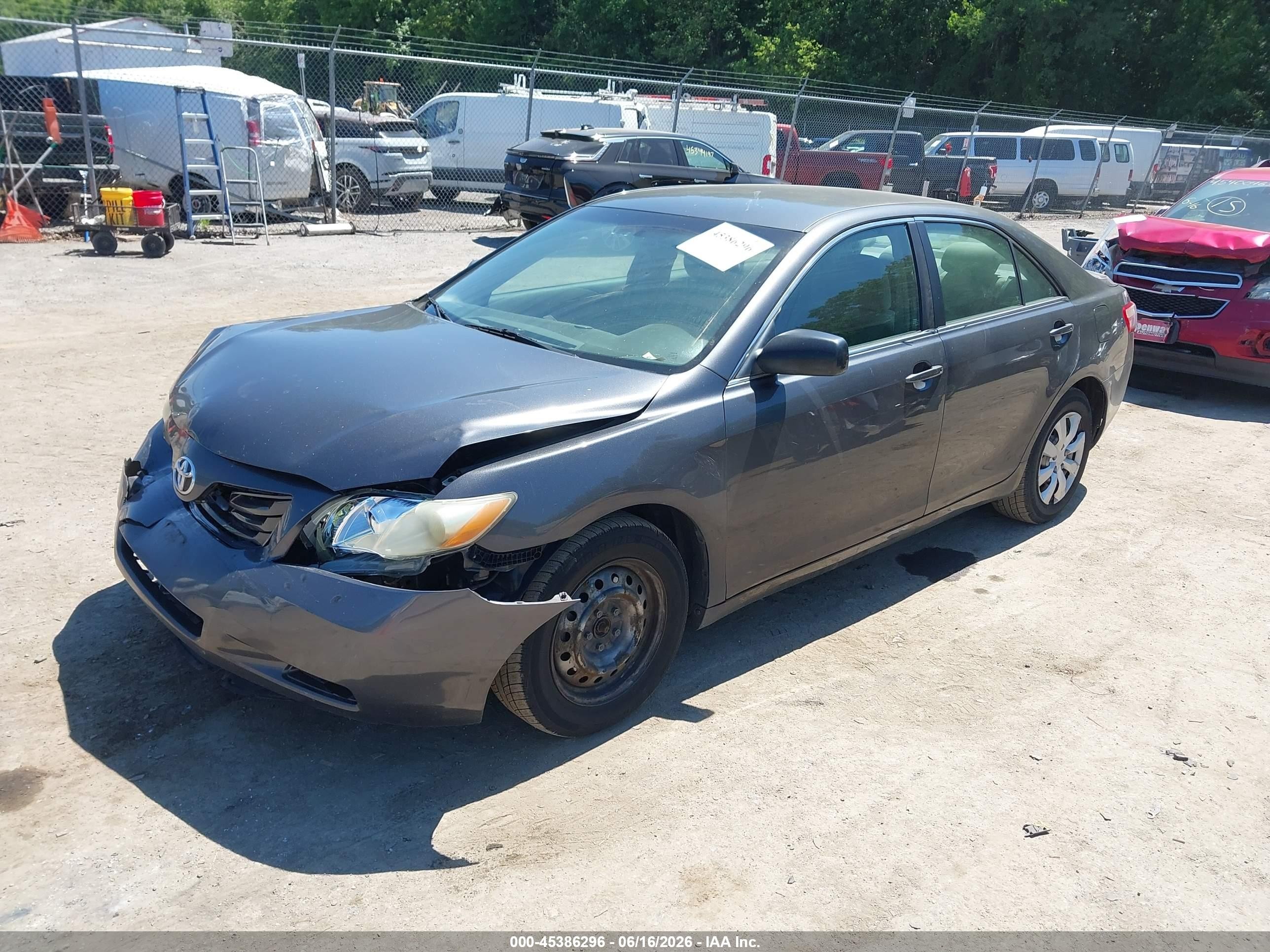 2009 Toyota Camry Le Gray vin: 4T1BE46K19U863272