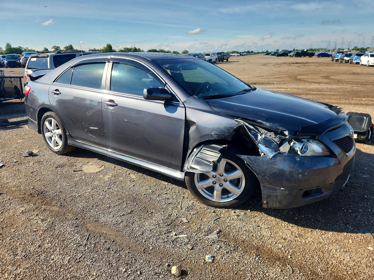 2009 Toyota Camry Se Серый vin: 4T1BE46K19U871193