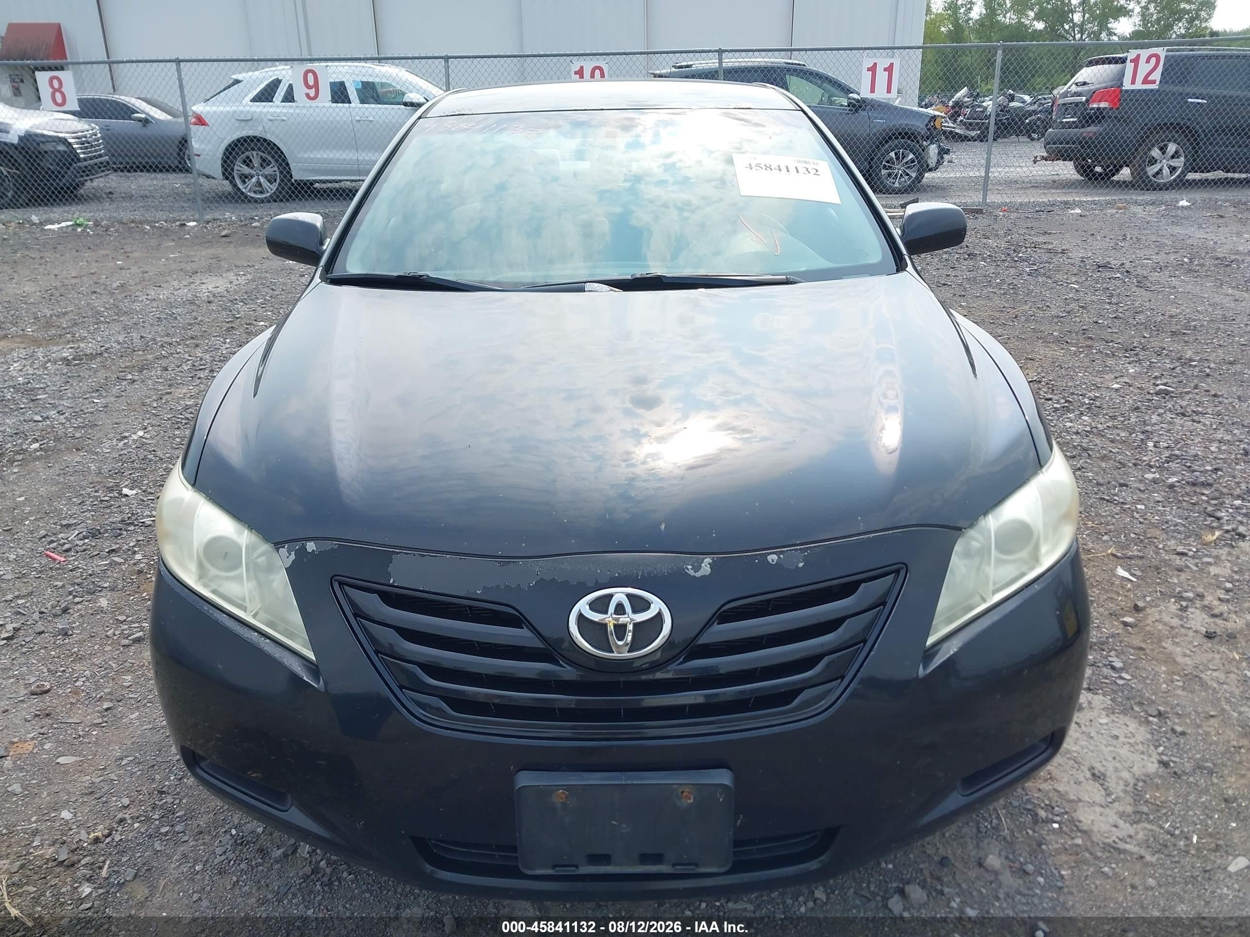 2009 Toyota Camry Le Черный vin: 4T1BE46K19U872599