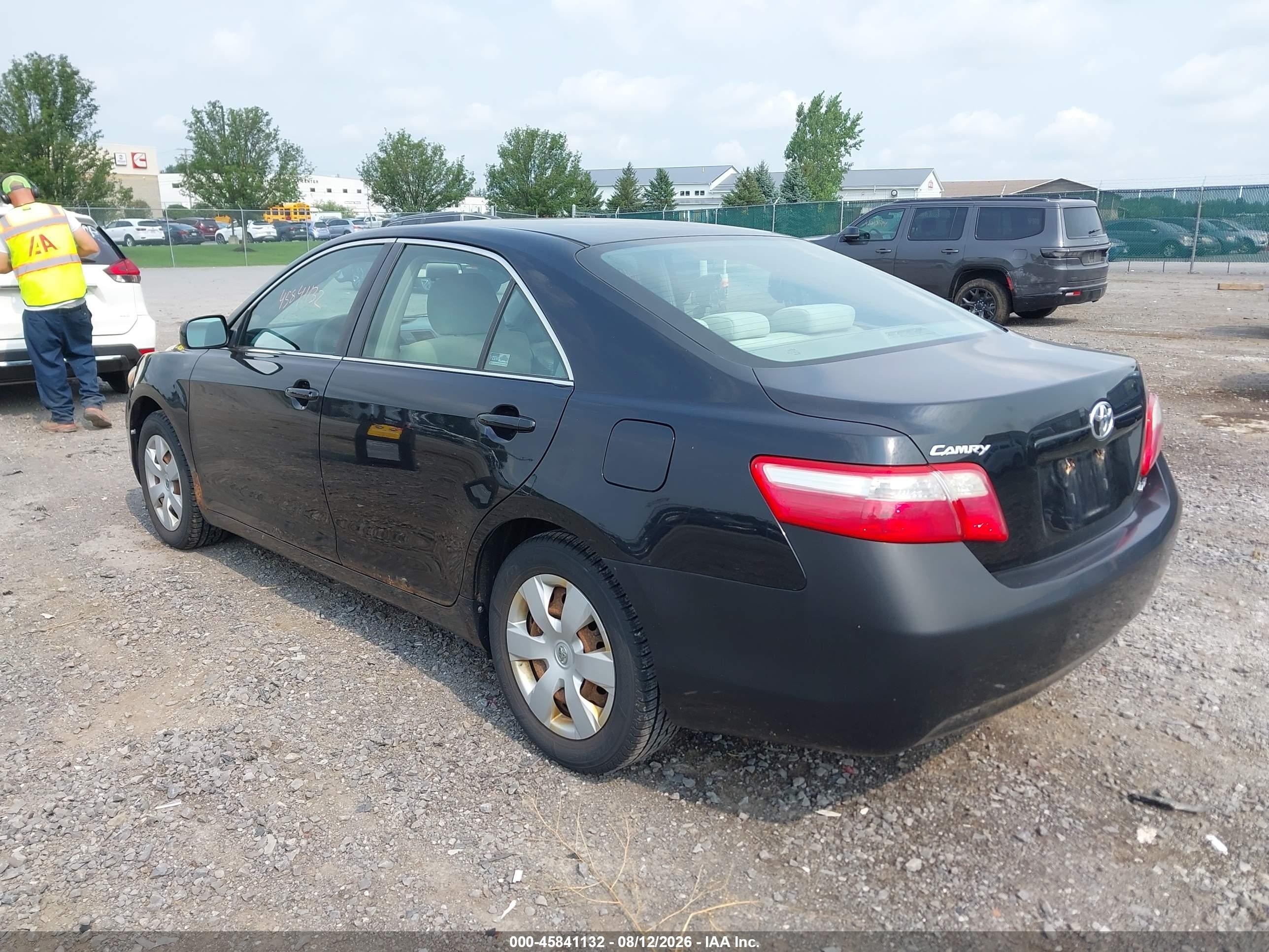 2009 Toyota Camry Le Черный vin: 4T1BE46K19U872599