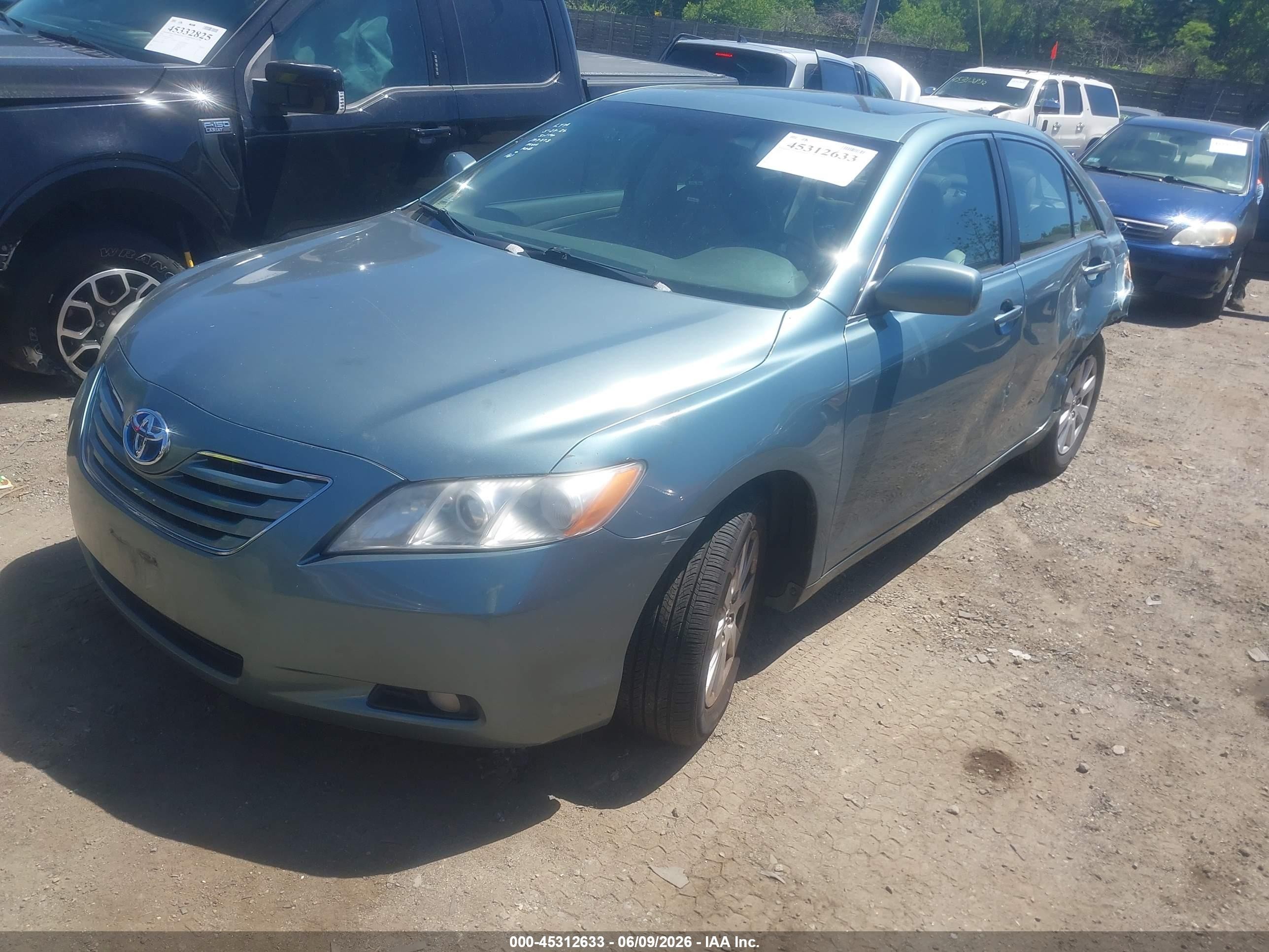 2009 Toyota Camry Xle Turquoise vin: 4T1BE46K19U873493