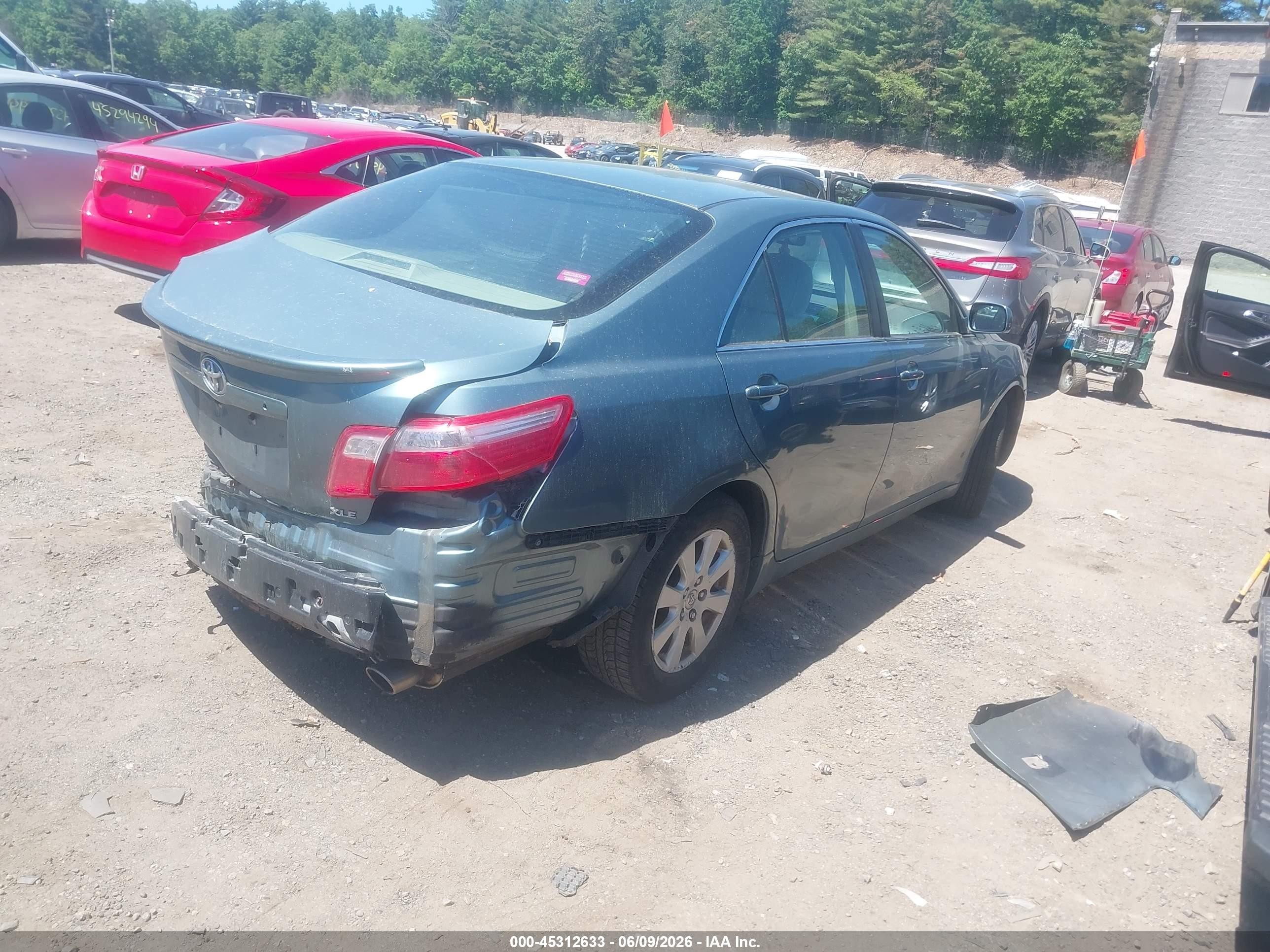 2009 Toyota Camry Xle Turquoise vin: 4T1BE46K19U873493