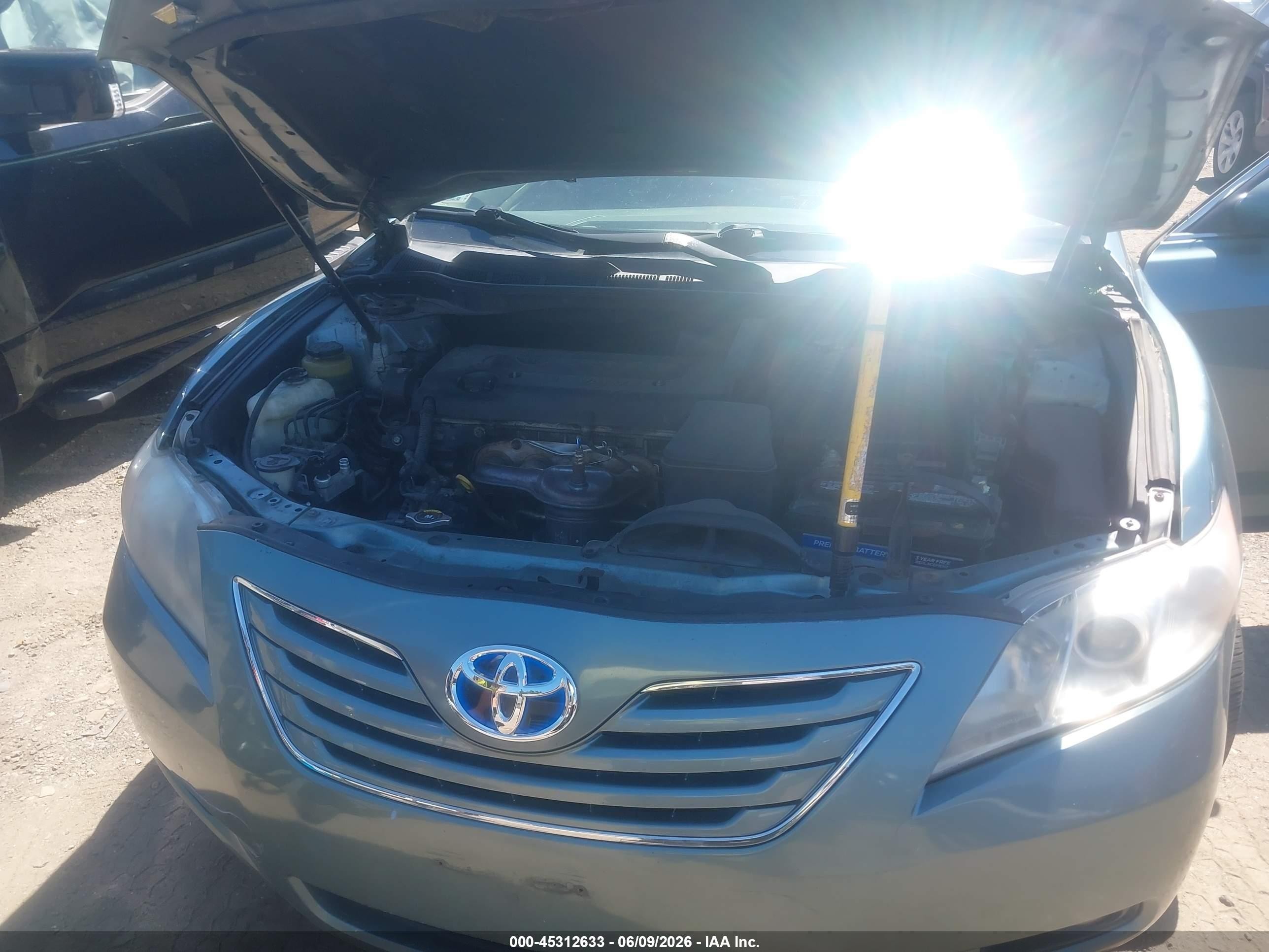 2009 Toyota Camry Xle Turquoise vin: 4T1BE46K19U873493