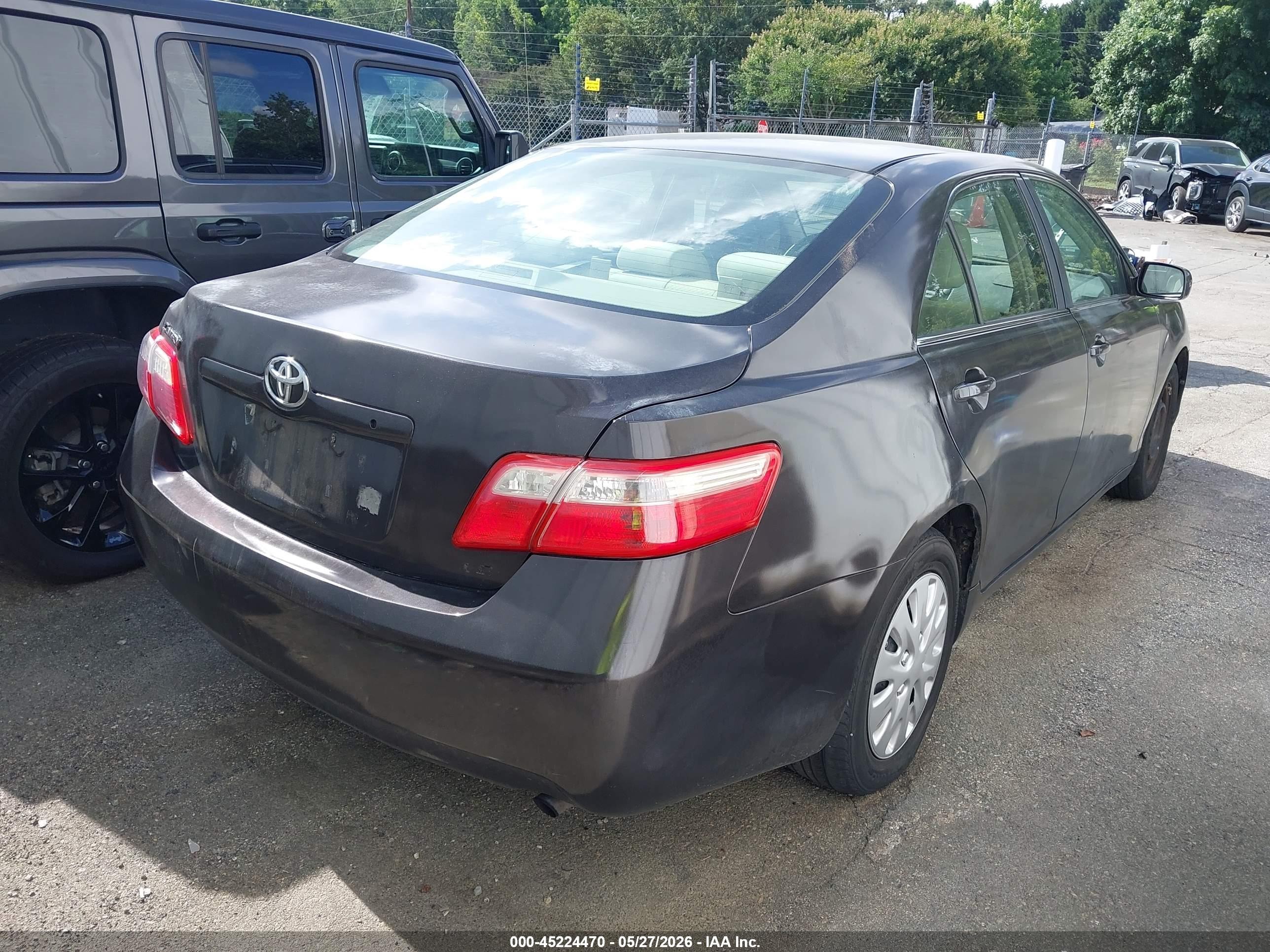 2009 Toyota Camry Le Черный vin: 4T1BE46K19U879746