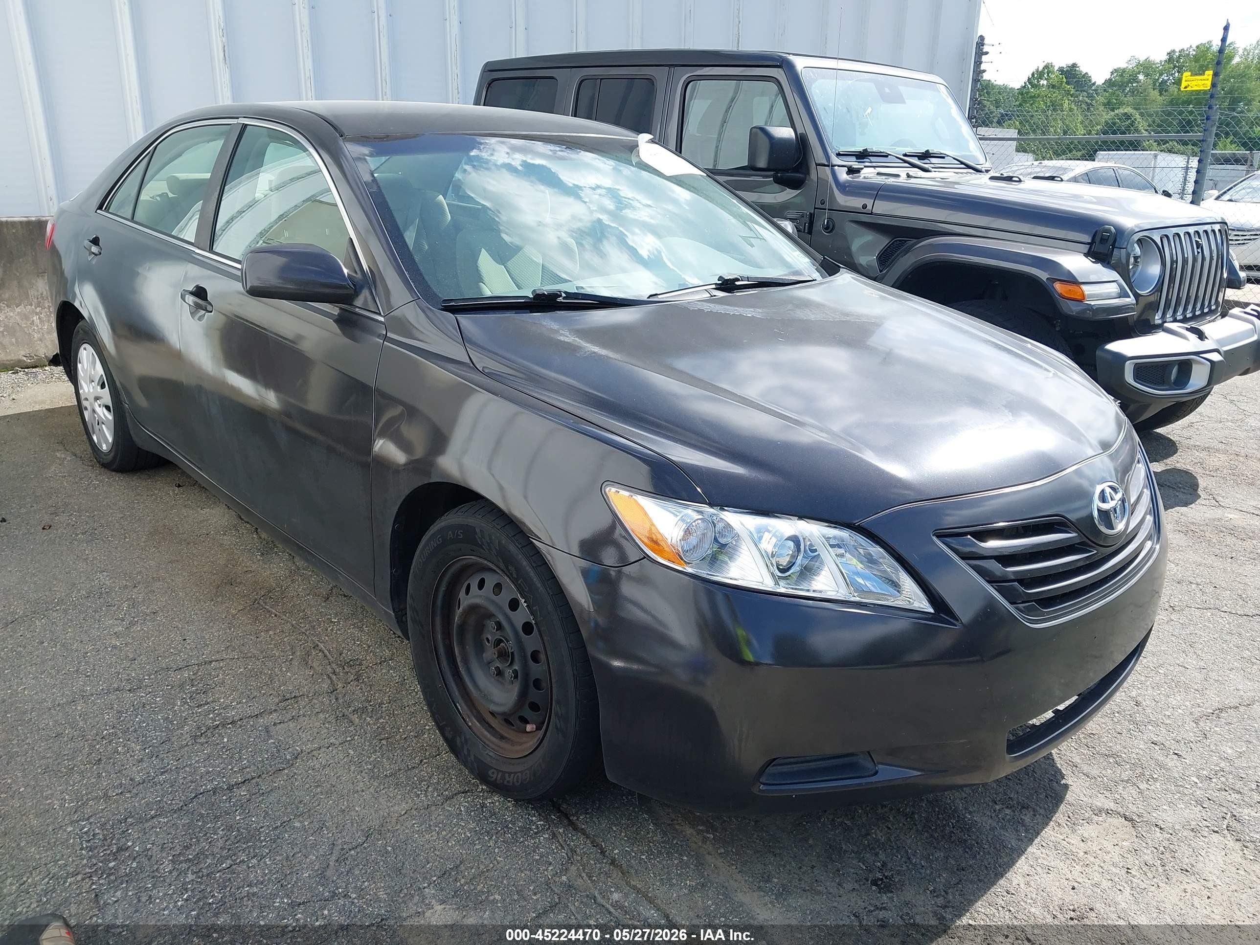 2009 Toyota Camry Le Черный vin: 4T1BE46K19U879746