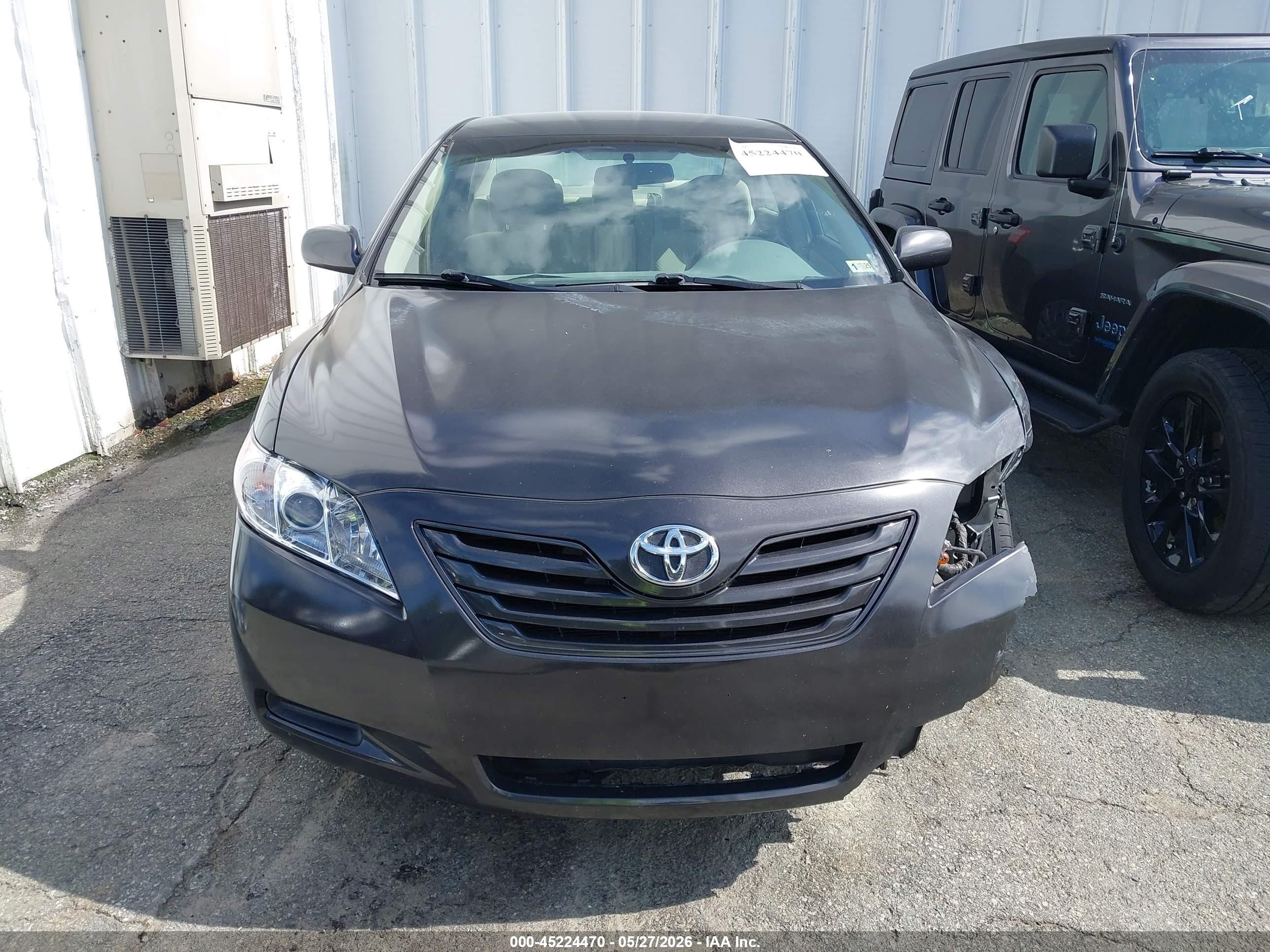 2009 Toyota Camry Le Черный vin: 4T1BE46K19U879746