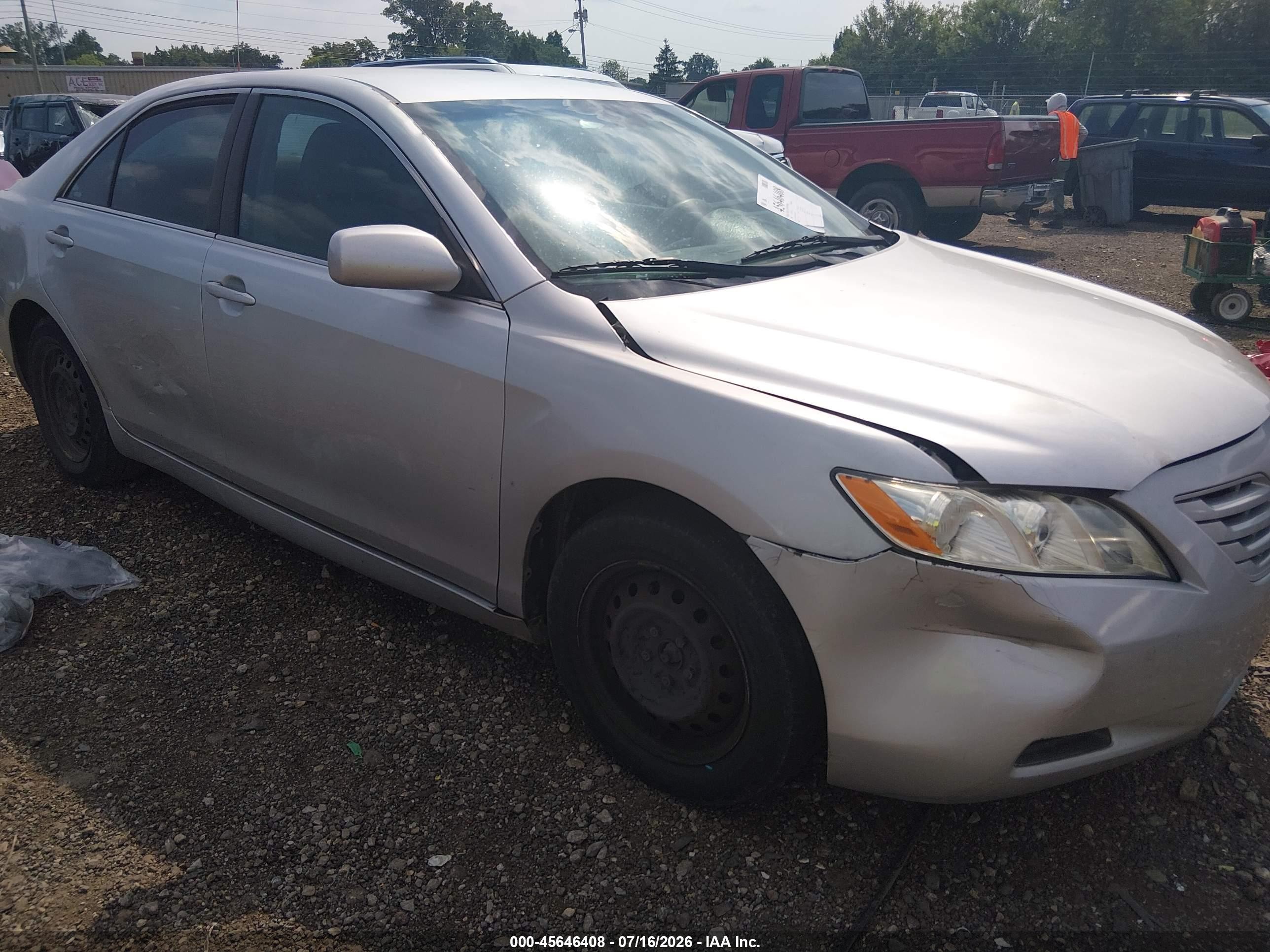 2009 Toyota Camry Le Silver vin: 4T1BE46K19U891508