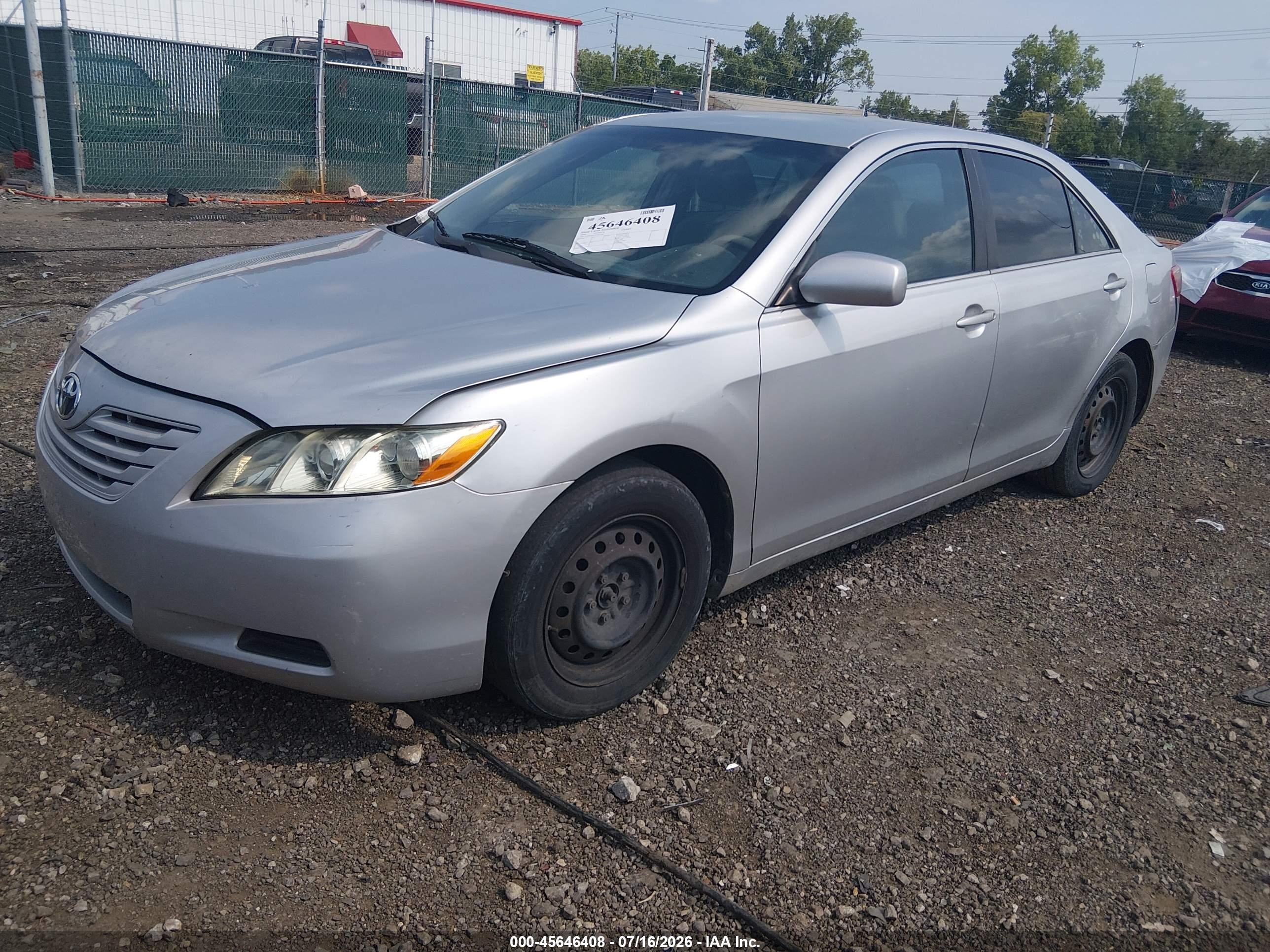 2009 Toyota Camry Le Silver vin: 4T1BE46K19U891508
