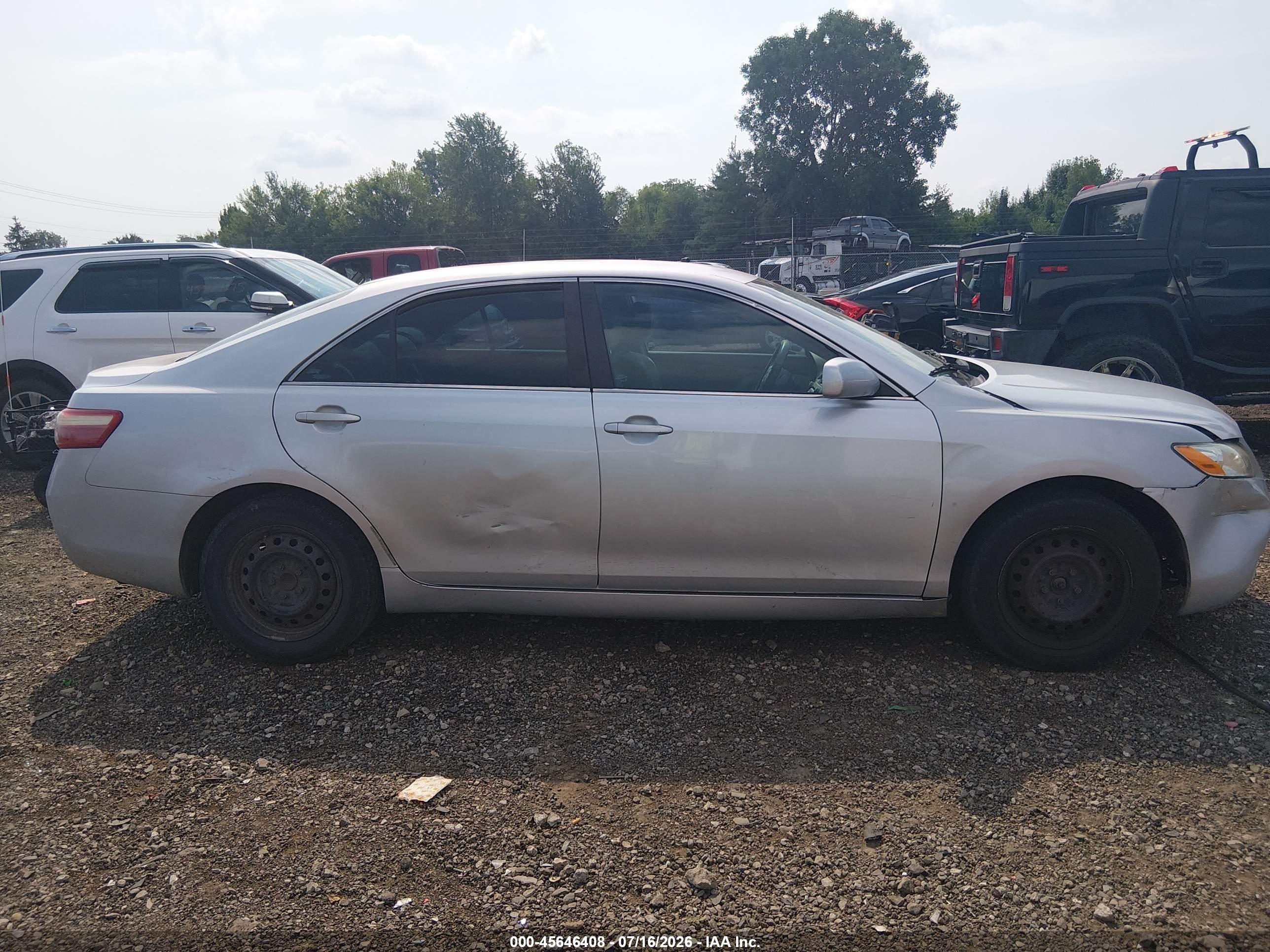 2009 Toyota Camry Le Silver vin: 4T1BE46K19U891508