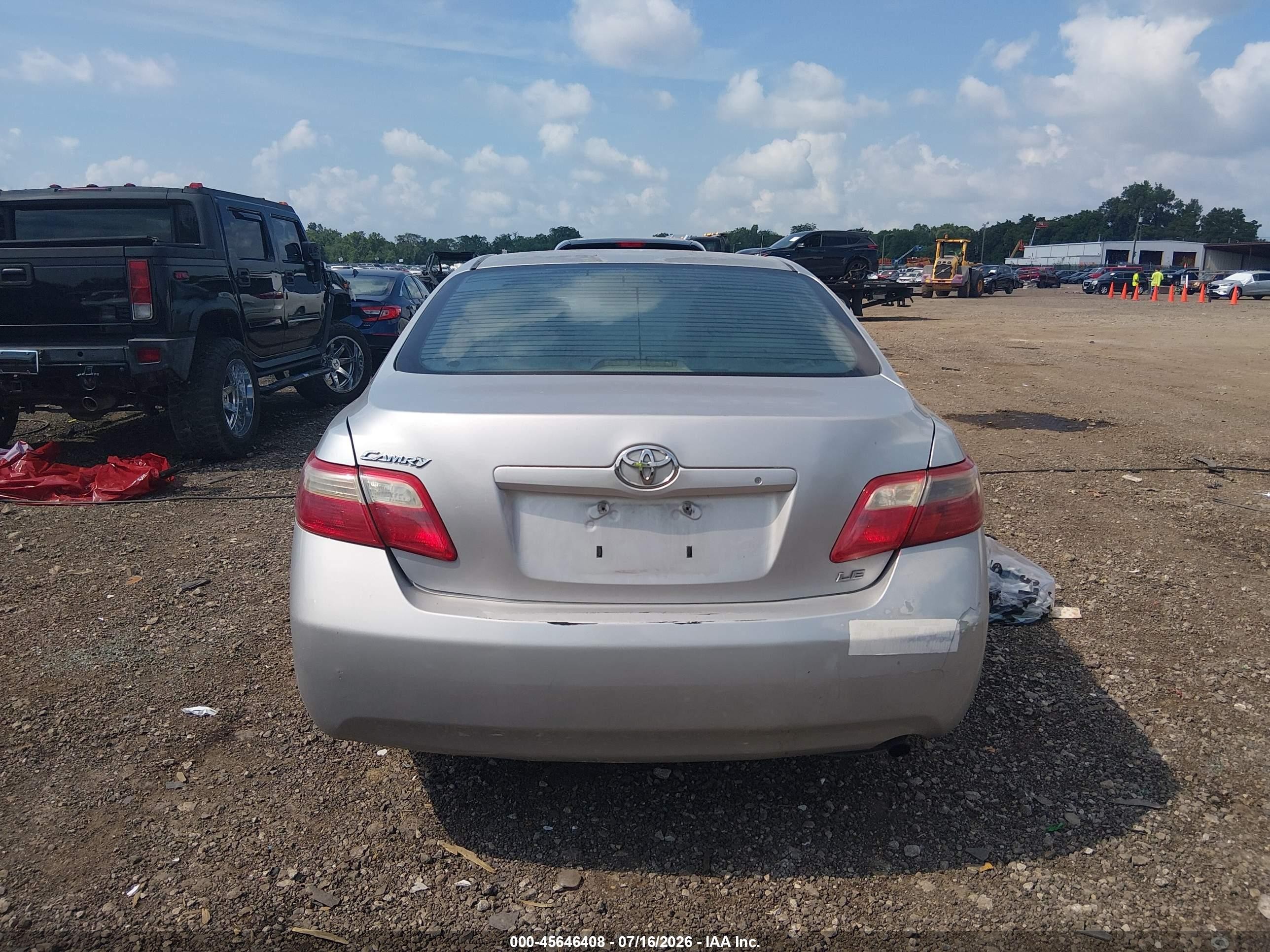 2009 Toyota Camry Le Silver vin: 4T1BE46K19U891508