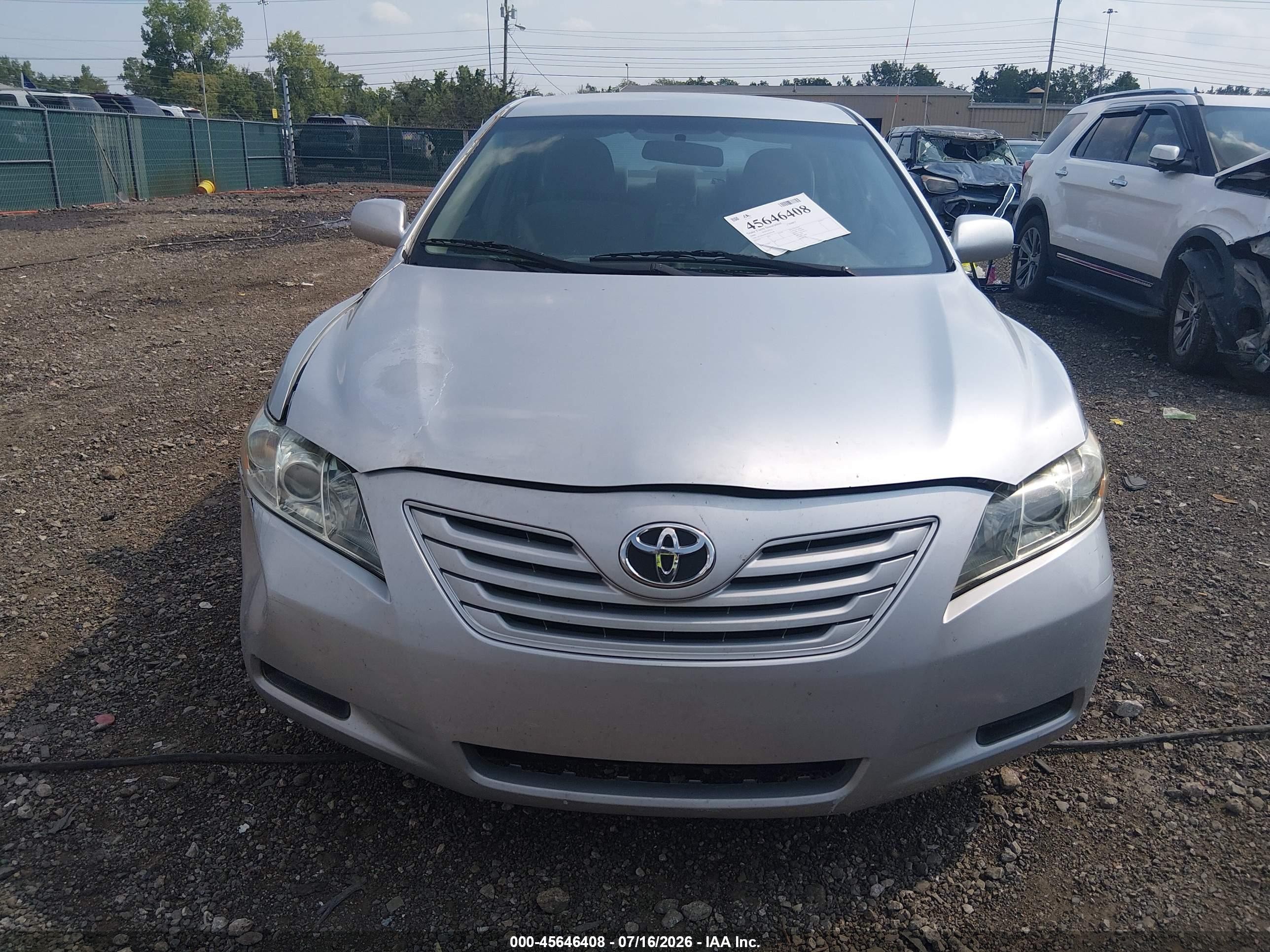 2009 Toyota Camry Le Silver vin: 4T1BE46K19U891508