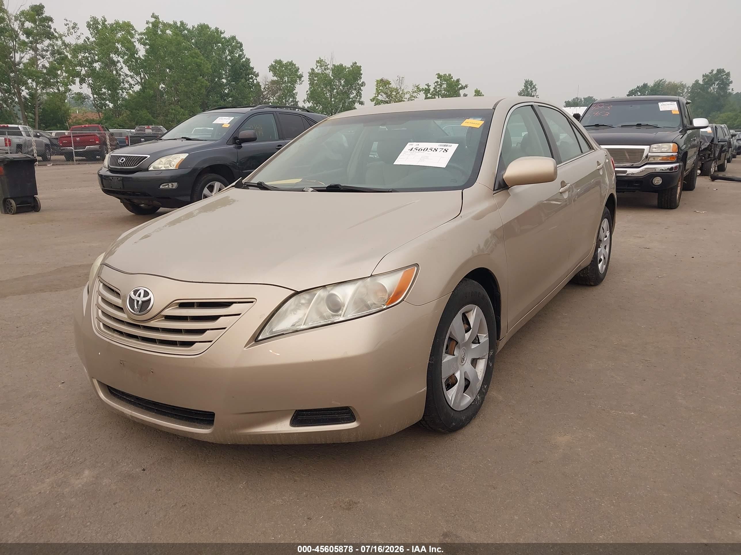 2009 Toyota Camry Le Gray vin: 4T1BE46K19U893372