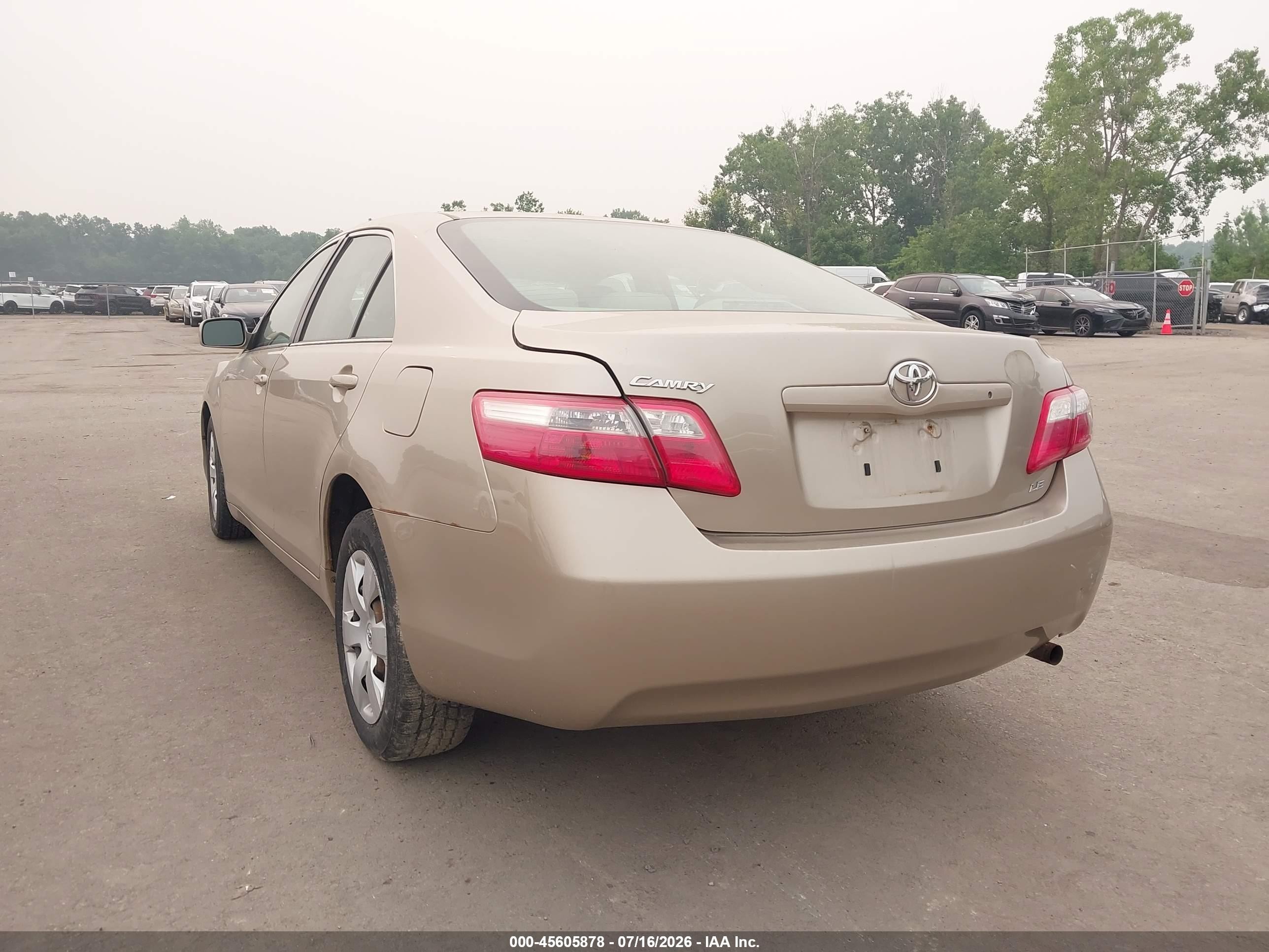 2009 Toyota Camry Le Gray vin: 4T1BE46K19U893372