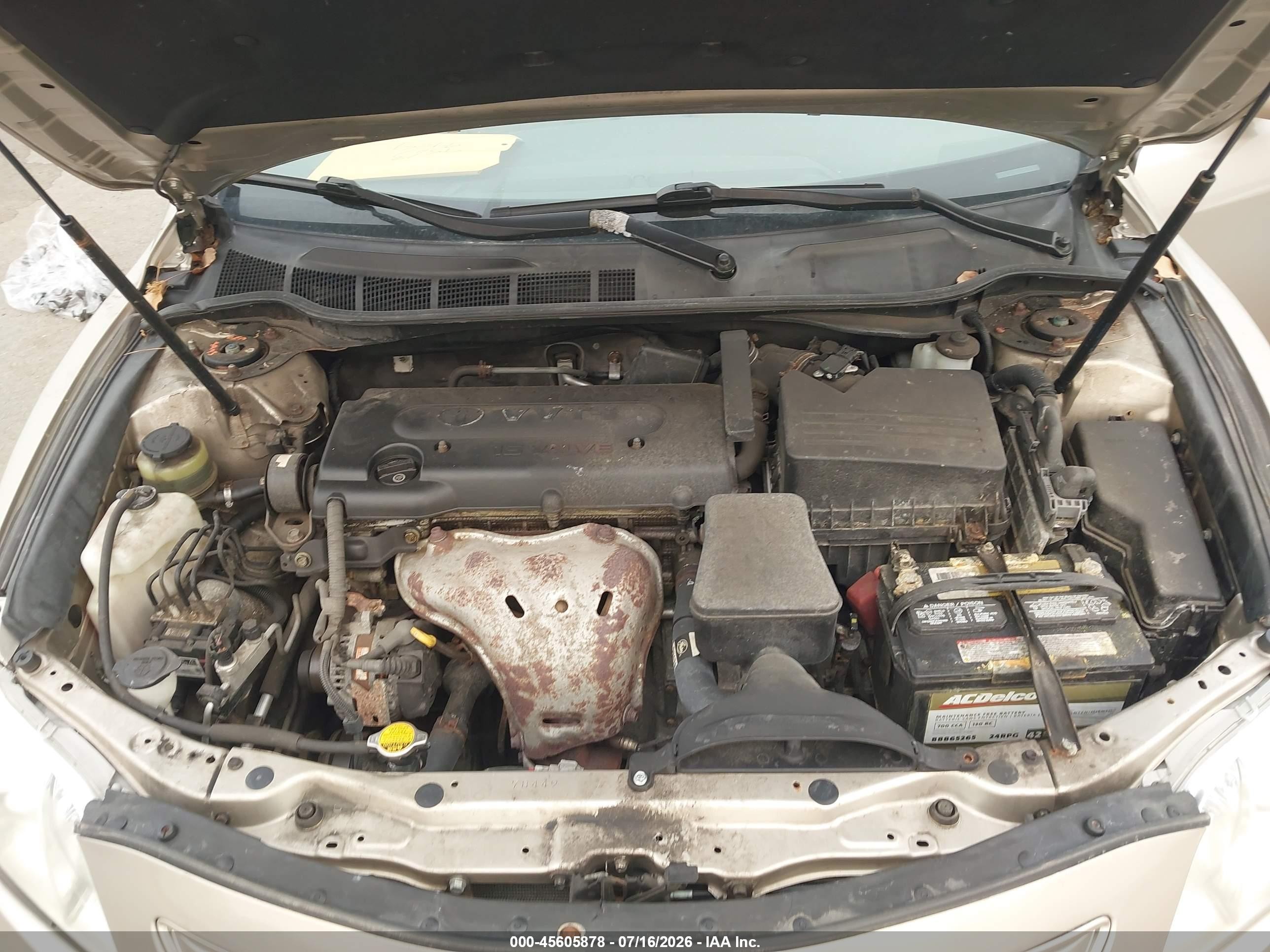 2009 Toyota Camry Le Gray vin: 4T1BE46K19U893372
