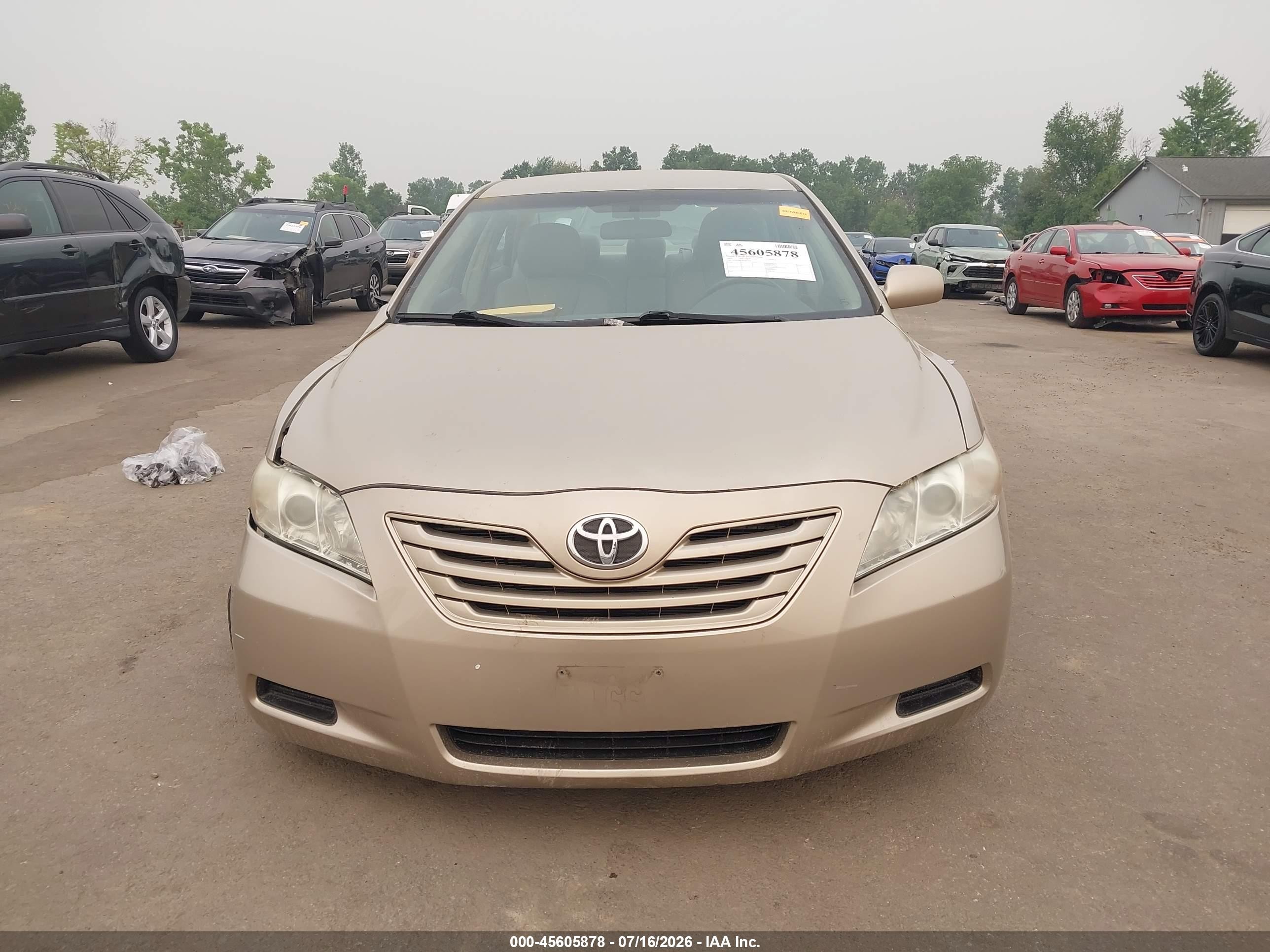 2009 Toyota Camry Le Gray vin: 4T1BE46K19U893372