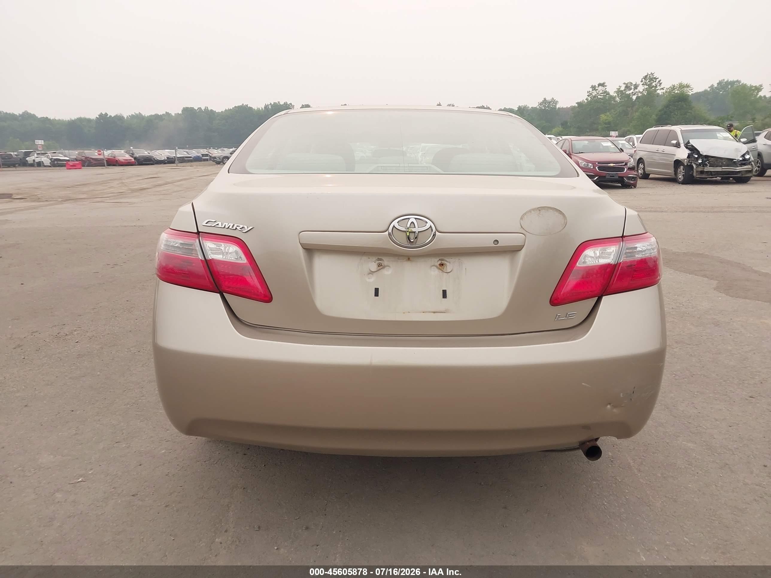 2009 Toyota Camry Le Gray vin: 4T1BE46K19U893372