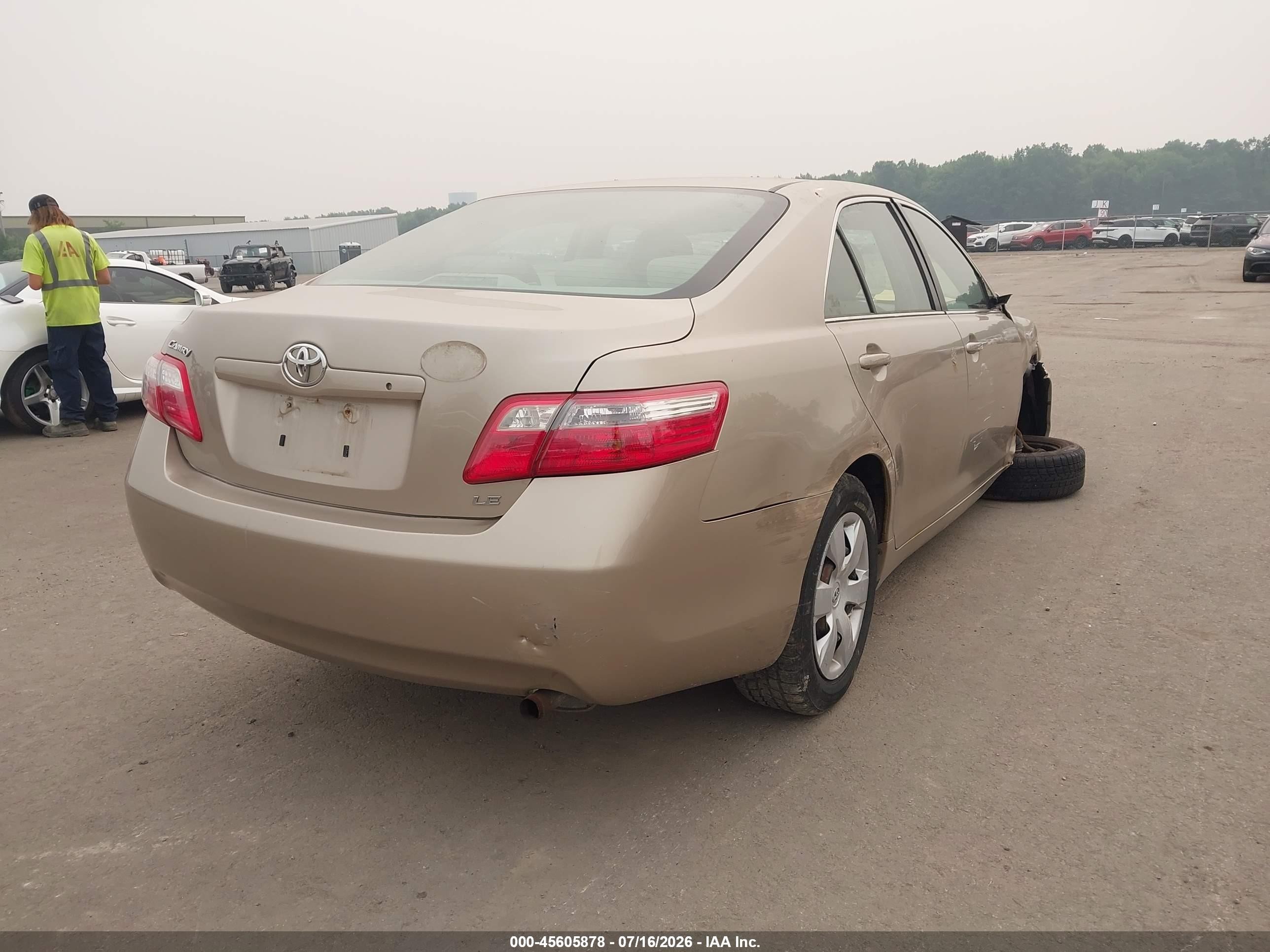 2009 Toyota Camry Le Gray vin: 4T1BE46K19U893372