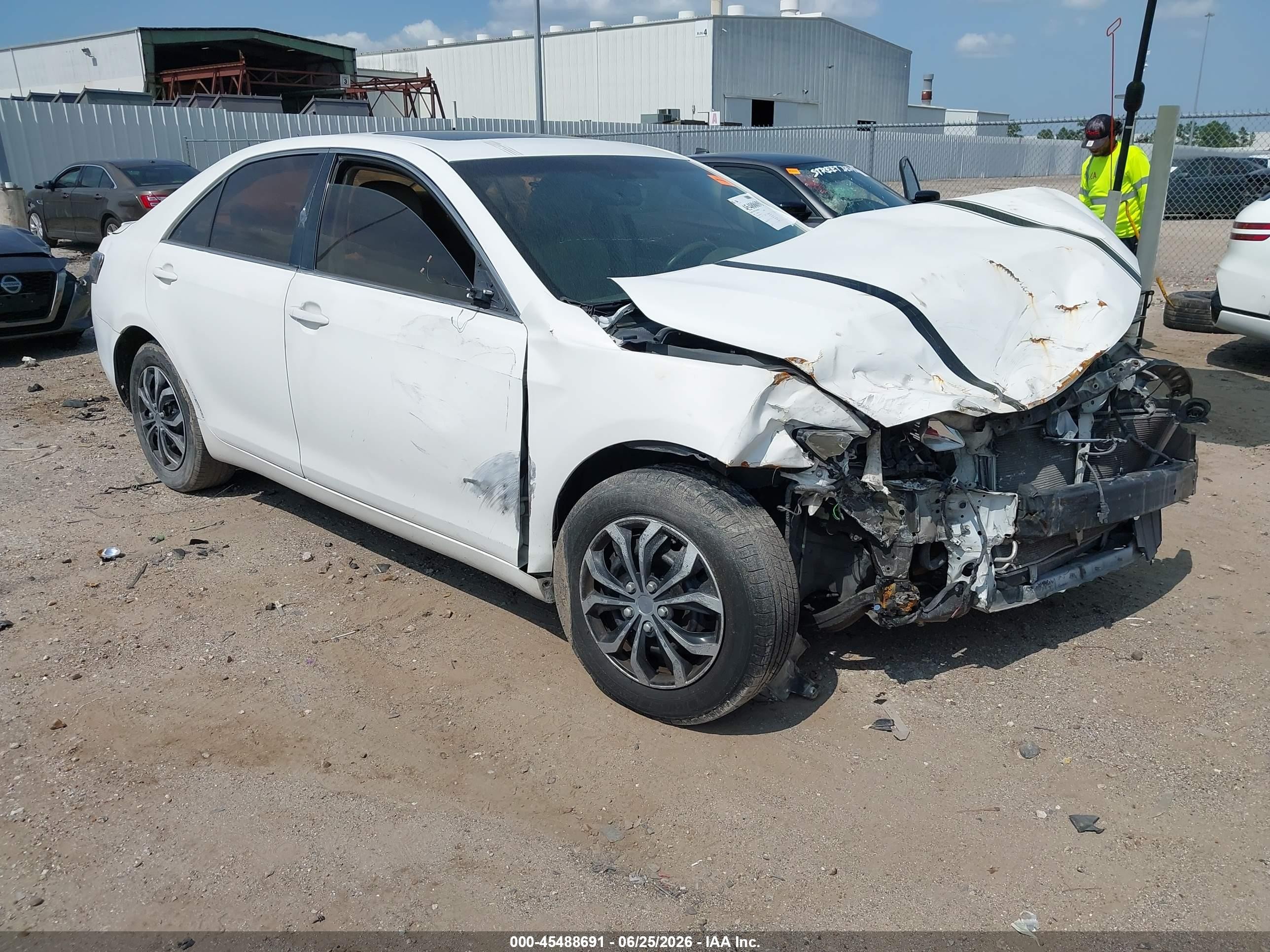 2009 Toyota Camry Xle White vin: 4T1BE46K19U914530