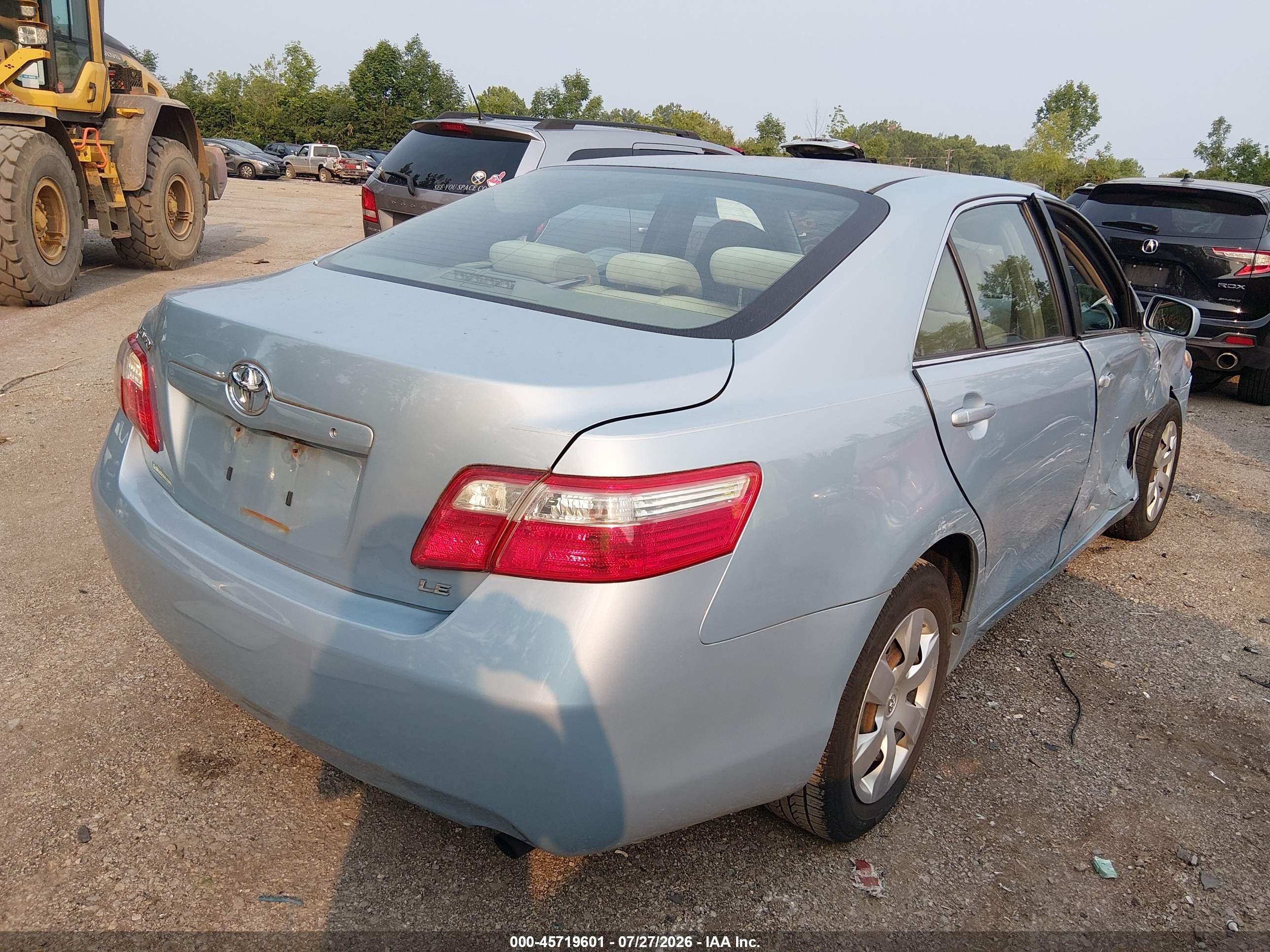 2009 Toyota Camry Le Gray vin: 4T1BE46K19U919405