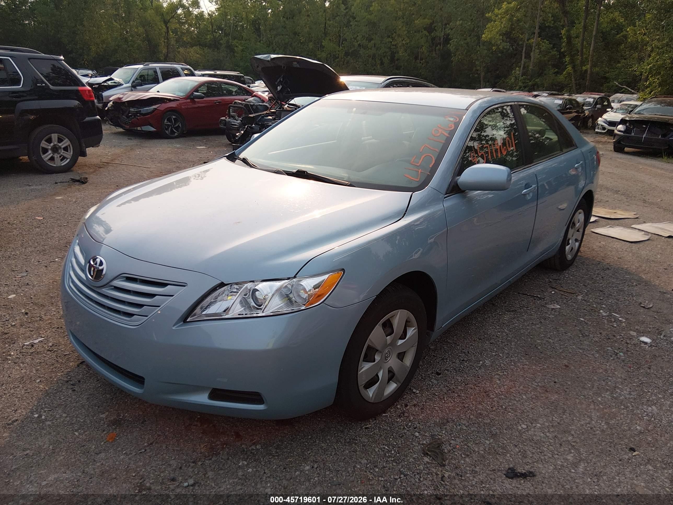 2009 Toyota Camry Le Gray vin: 4T1BE46K19U919405