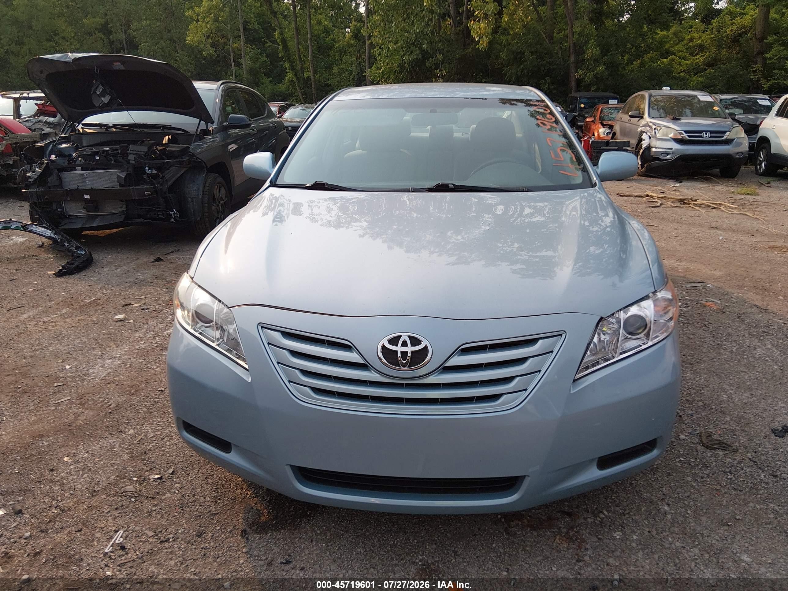 2009 Toyota Camry Le Gray vin: 4T1BE46K19U919405