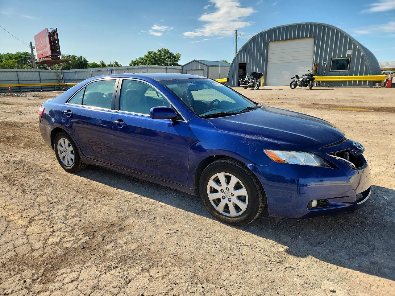 2007 Toyota Camry Xle Blue vin: 4T1BE46K27U016547
