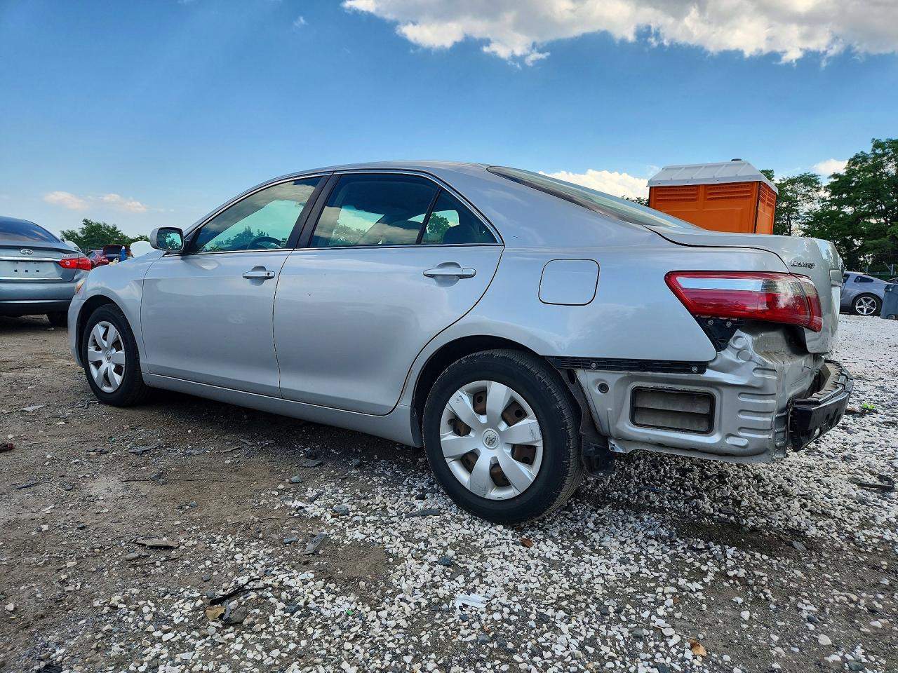 2007 Toyota Camry Le Silver vin: 4T1BE46K27U046065