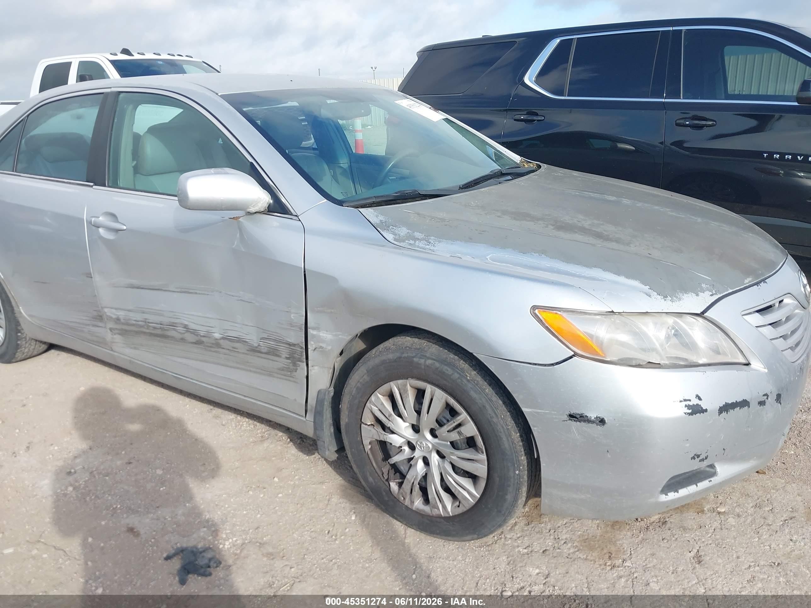 2007 Toyota Camry Le Silver vin: 4T1BE46K27U049404