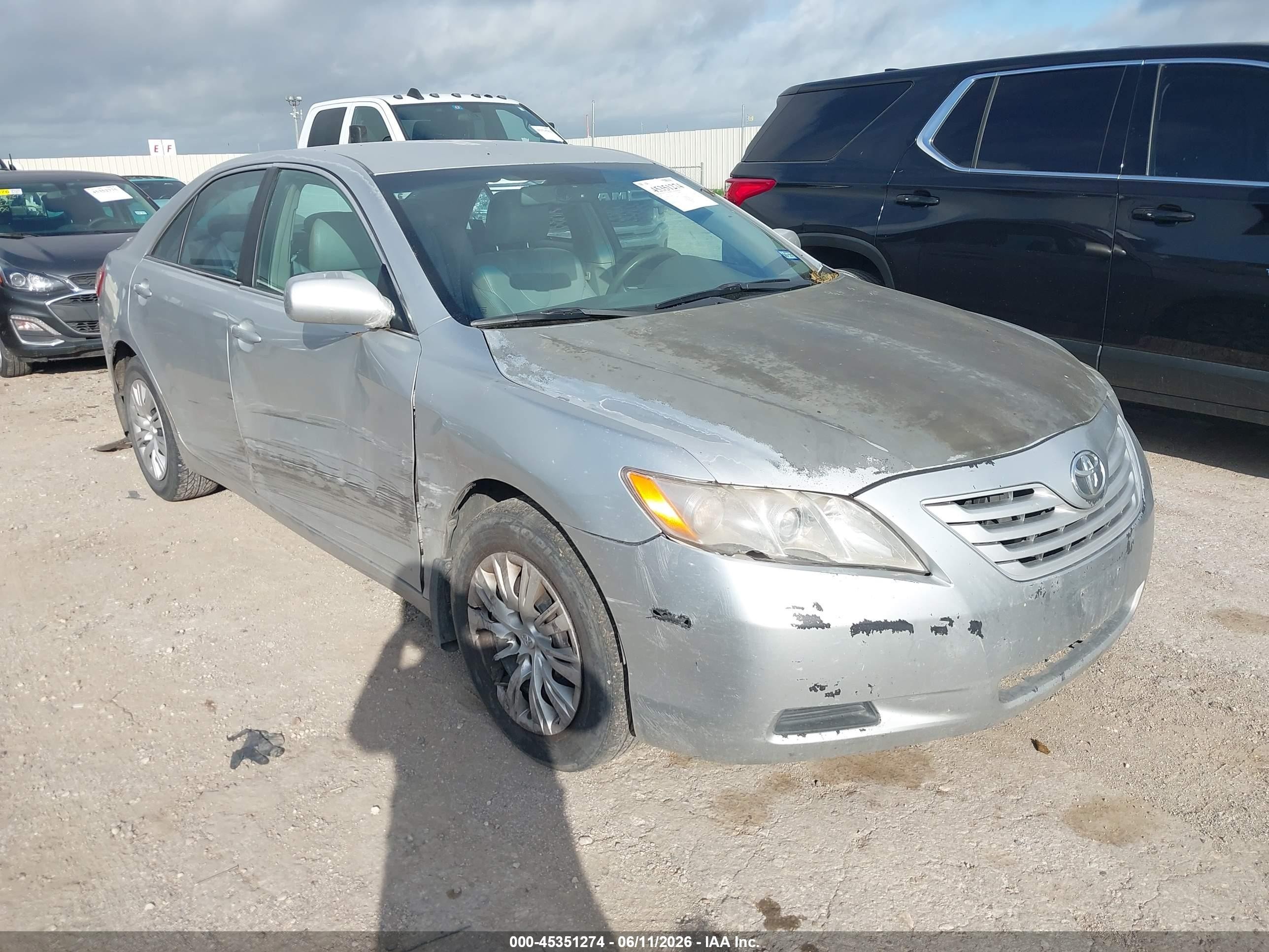 2007 Toyota Camry Le Silver vin: 4T1BE46K27U049404