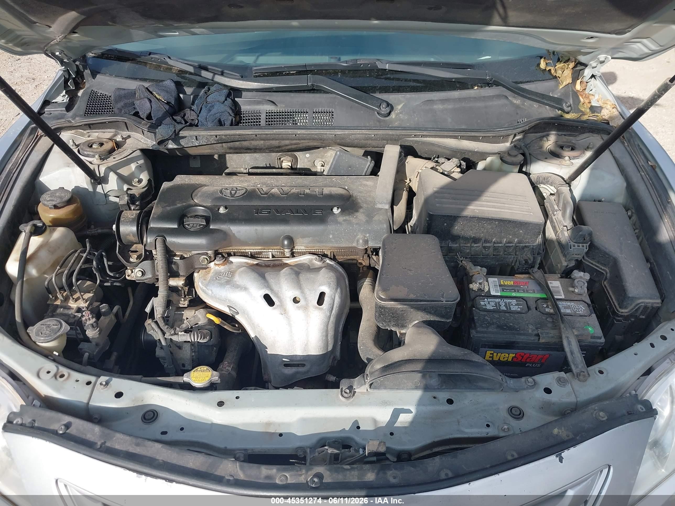 2007 Toyota Camry Le Silver vin: 4T1BE46K27U049404