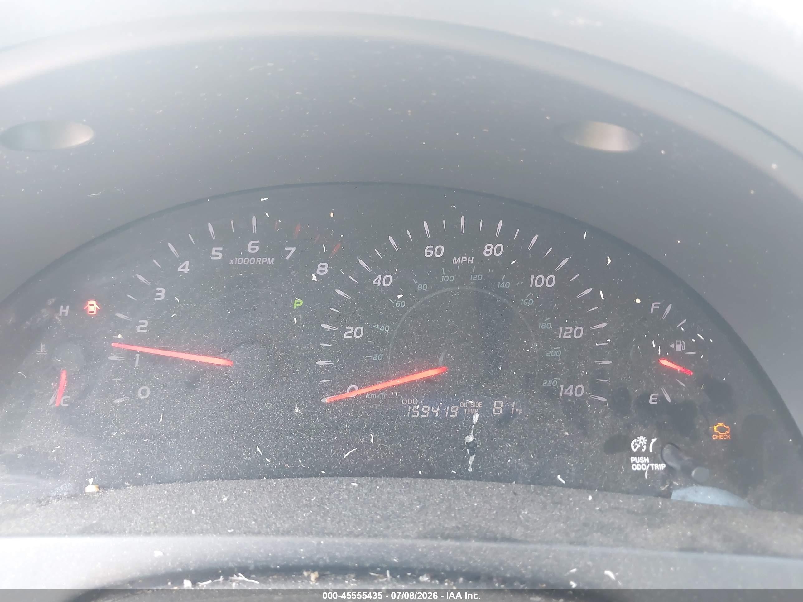 2007 Toyota Camry Le Красный vin: 4T1BE46K27U079440