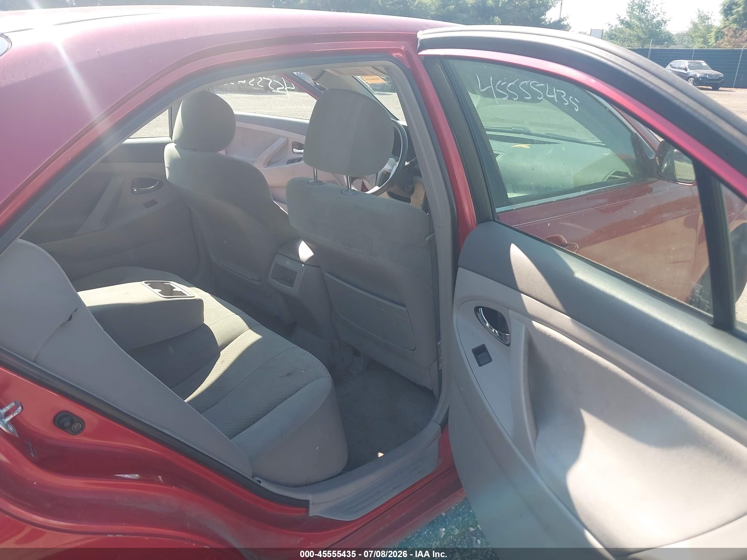 2007 Toyota Camry Le Красный vin: 4T1BE46K27U079440