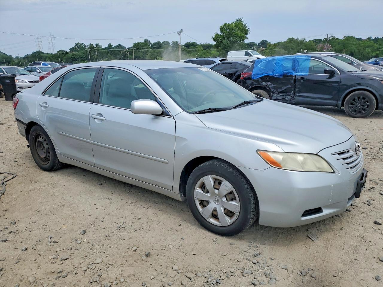 2007 Toyota Camry Le Silver vin: 4T1BE46K27U089501