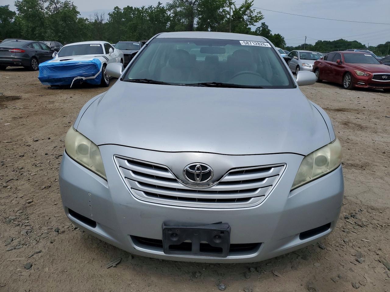 2007 Toyota Camry Le Silver vin: 4T1BE46K27U089501