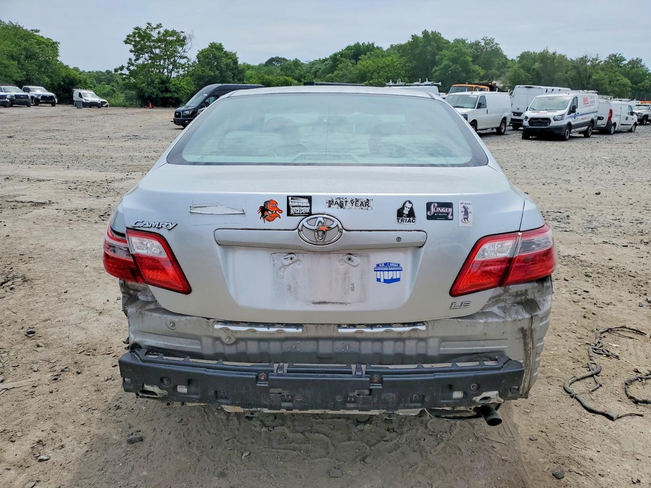 2007 Toyota Camry Le Silver vin: 4T1BE46K27U089501