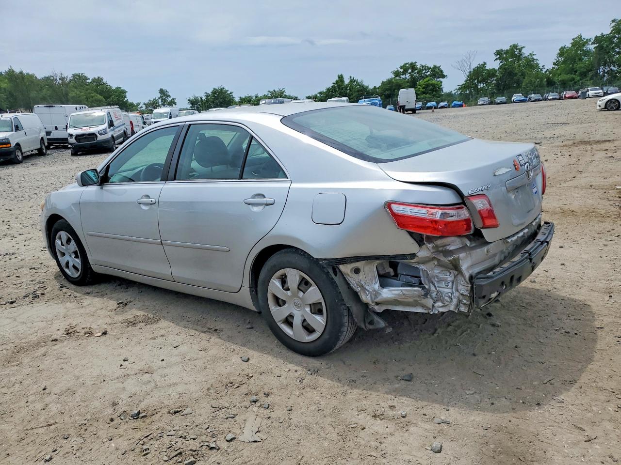 2007 Toyota Camry Le Silver vin: 4T1BE46K27U089501