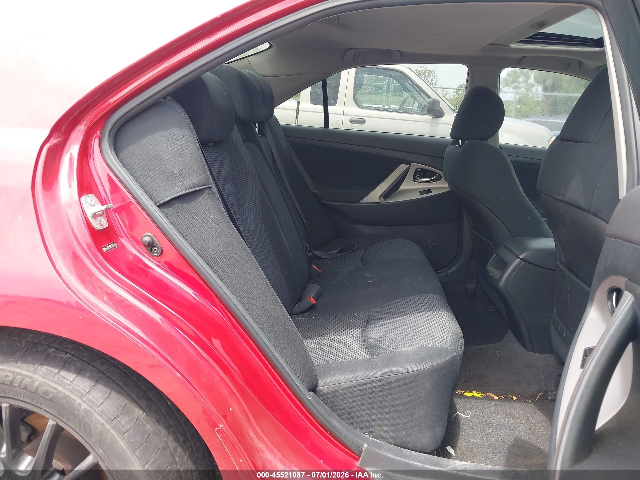 2007 Toyota Camry Se Red vin: 4T1BE46K27U091961