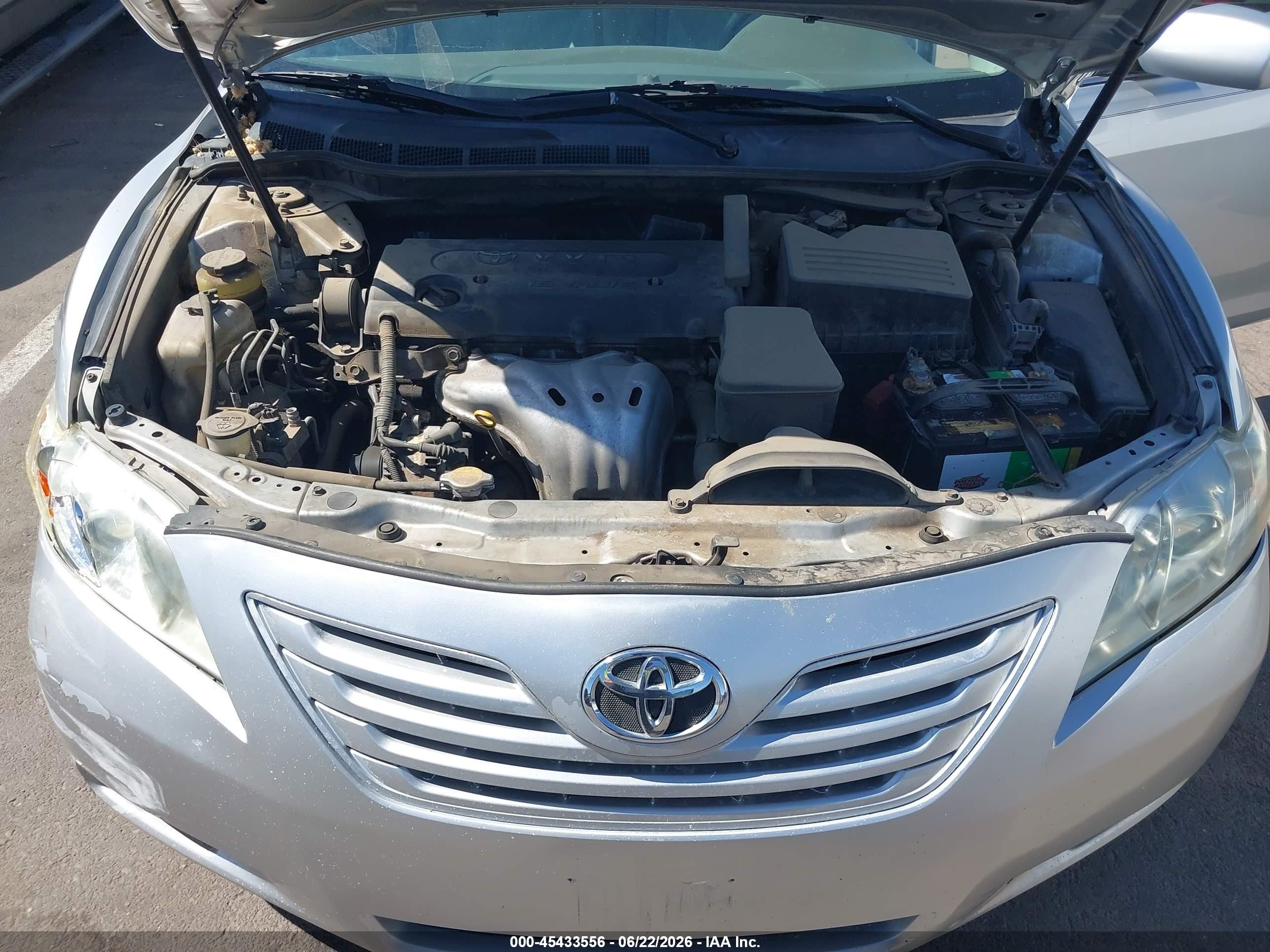 2007 Toyota Camry Le Silver vin: 4T1BE46K27U111044